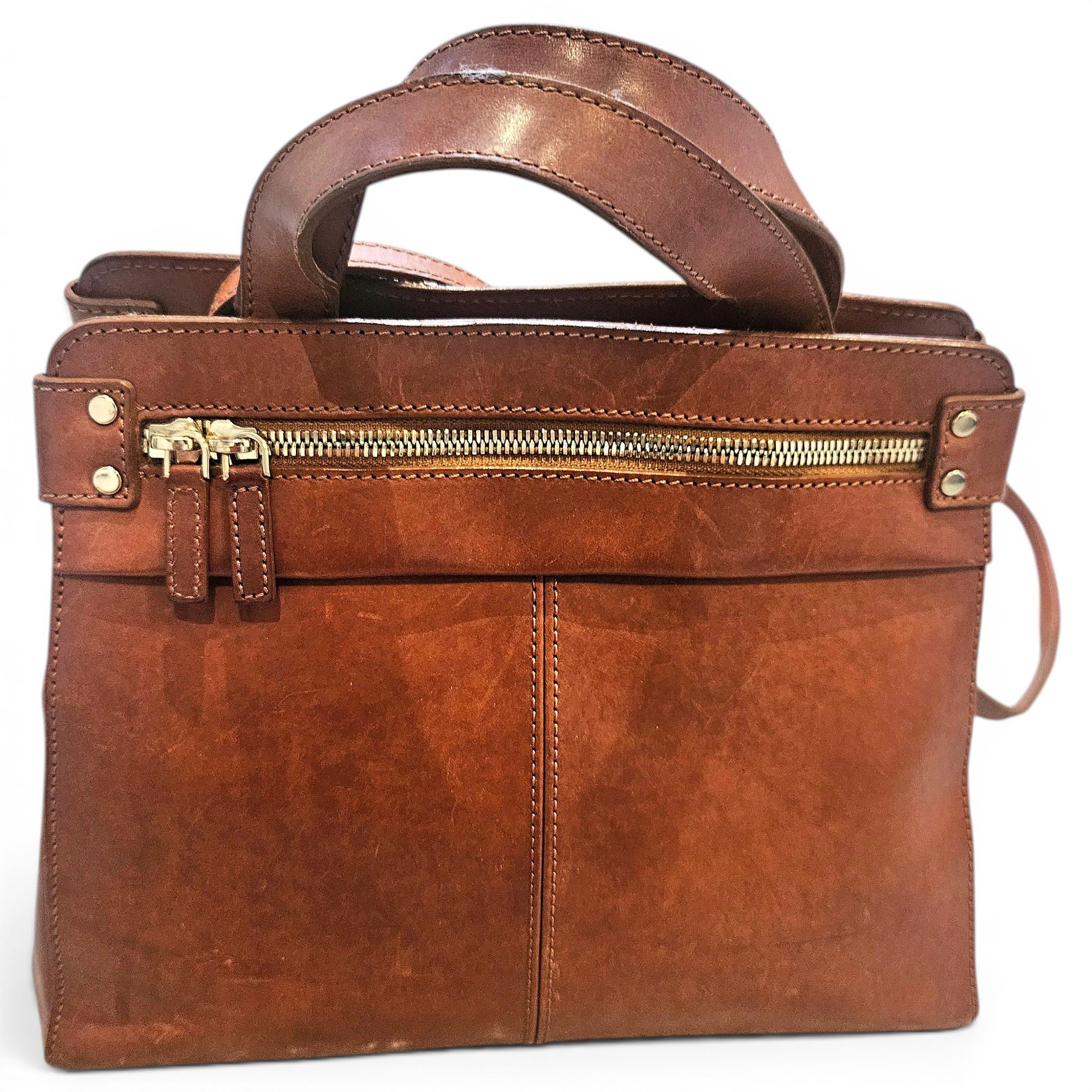 Leather crossbody bag