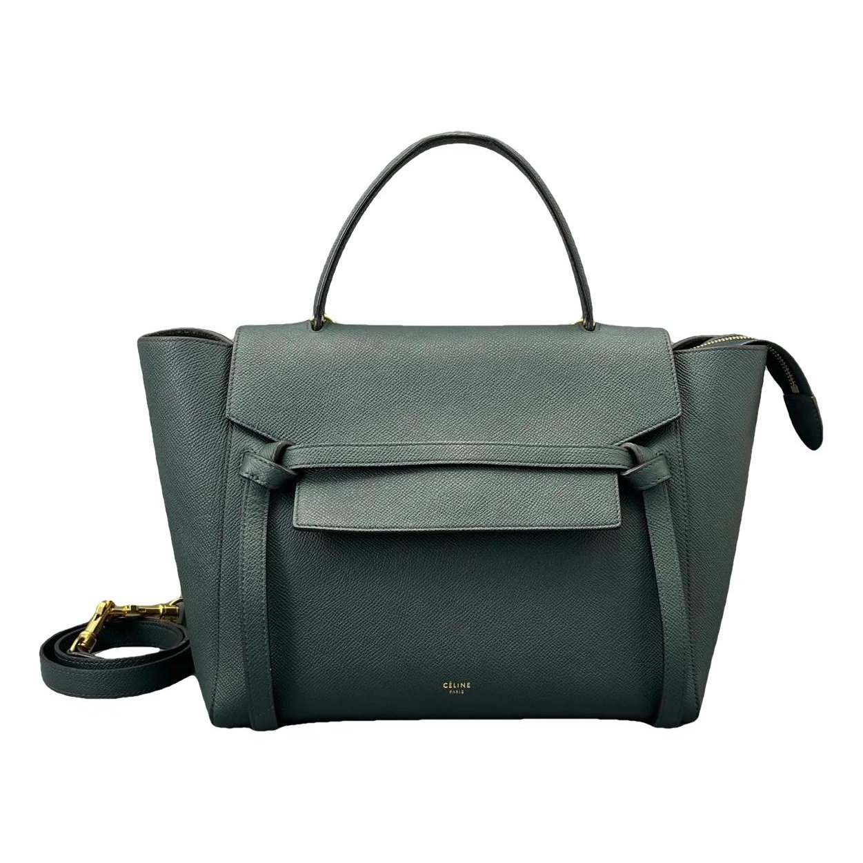 Belt leather satchel