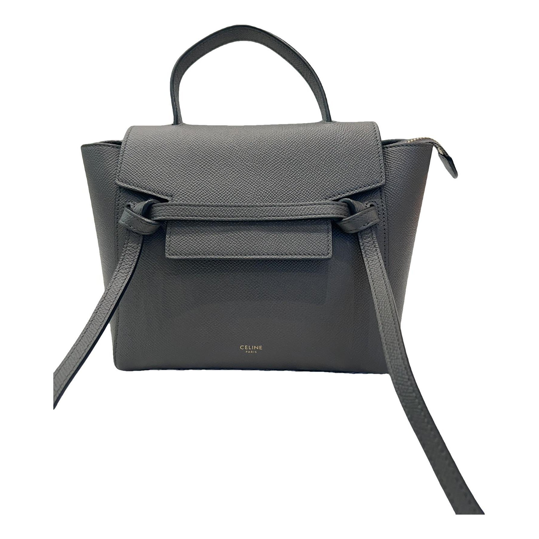 Belt leather handbag