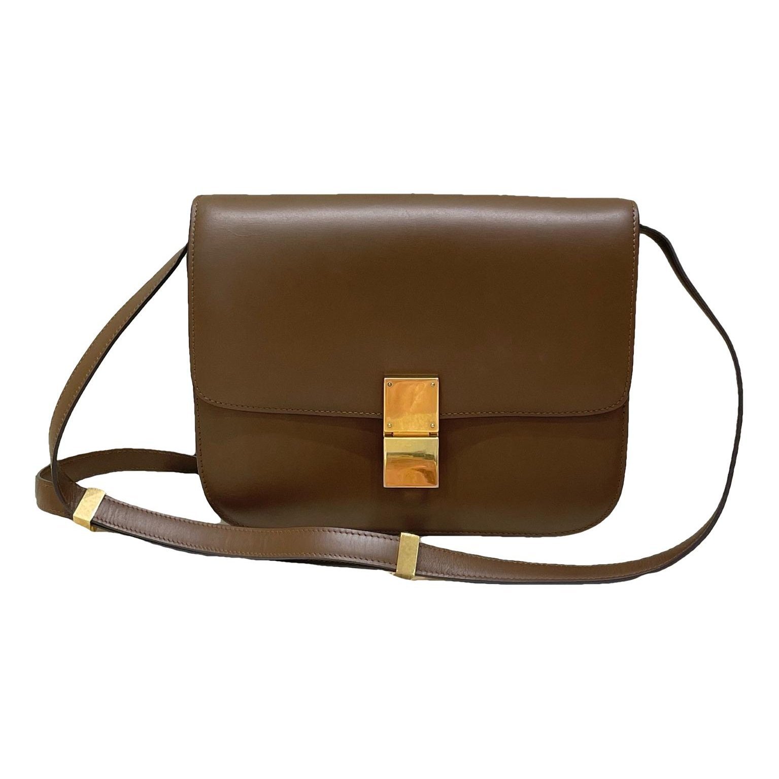 Classic leather crossbody bag