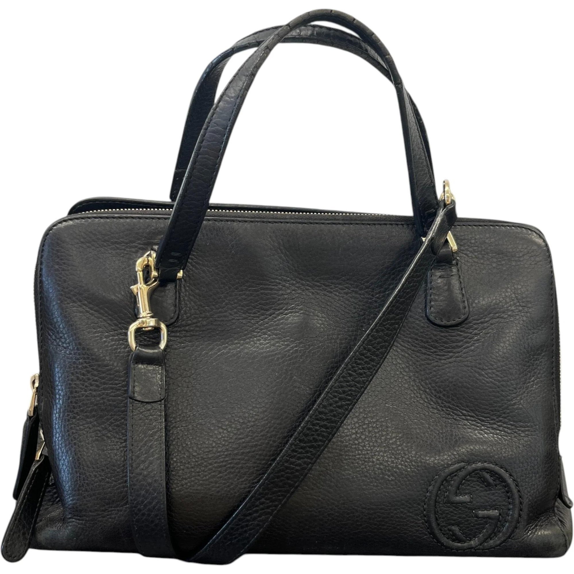 Leather handbag