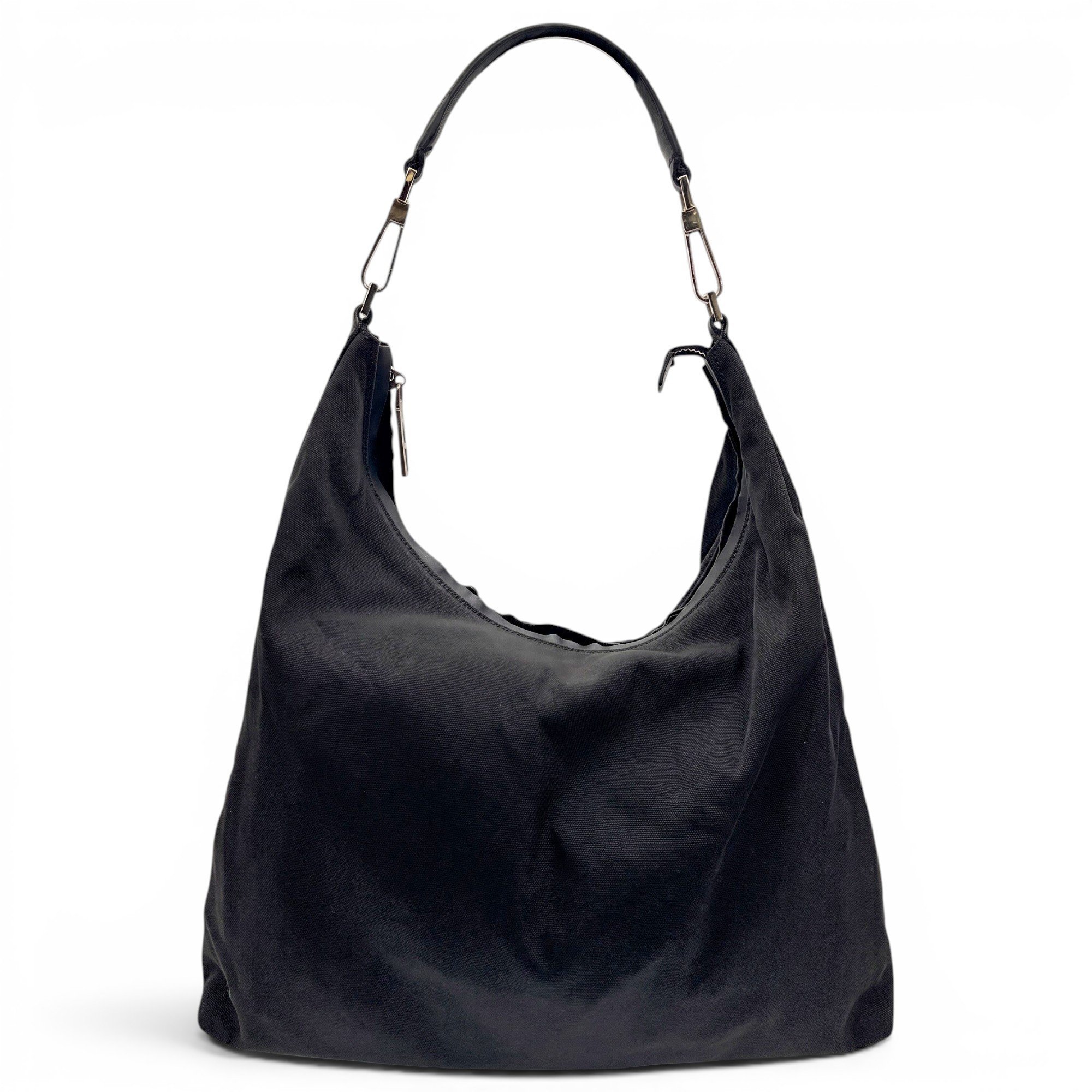 Hobo leather handbag