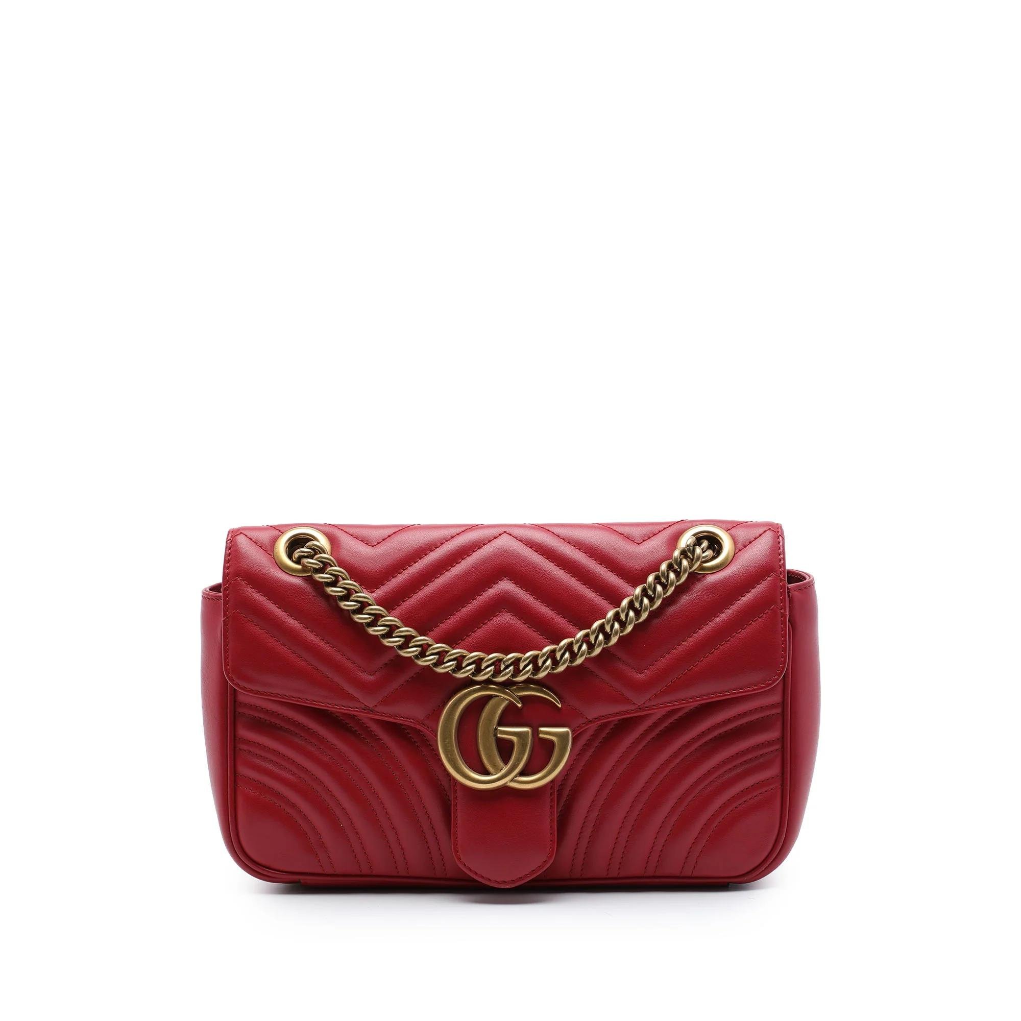 GG Marmont pony-style calfskin handbag
