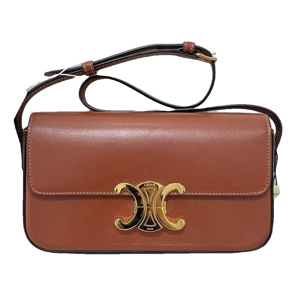 Triomphe leather handbag