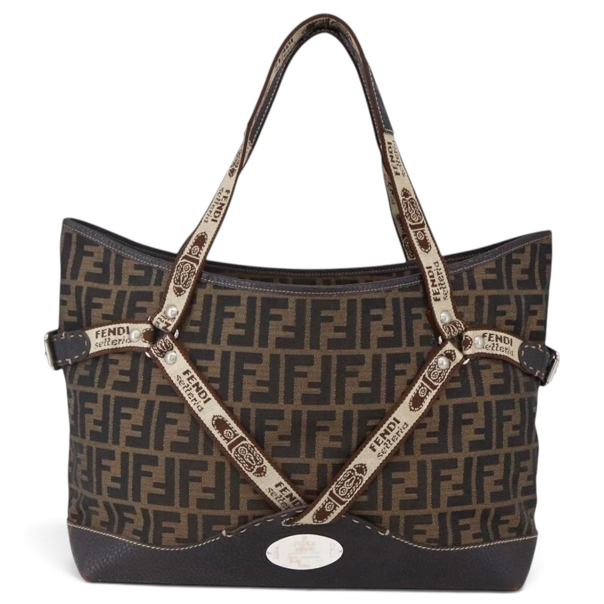 Leather tote