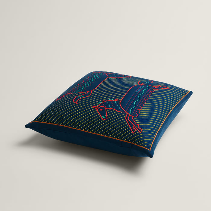 Marine Epopee Quilted Pillow