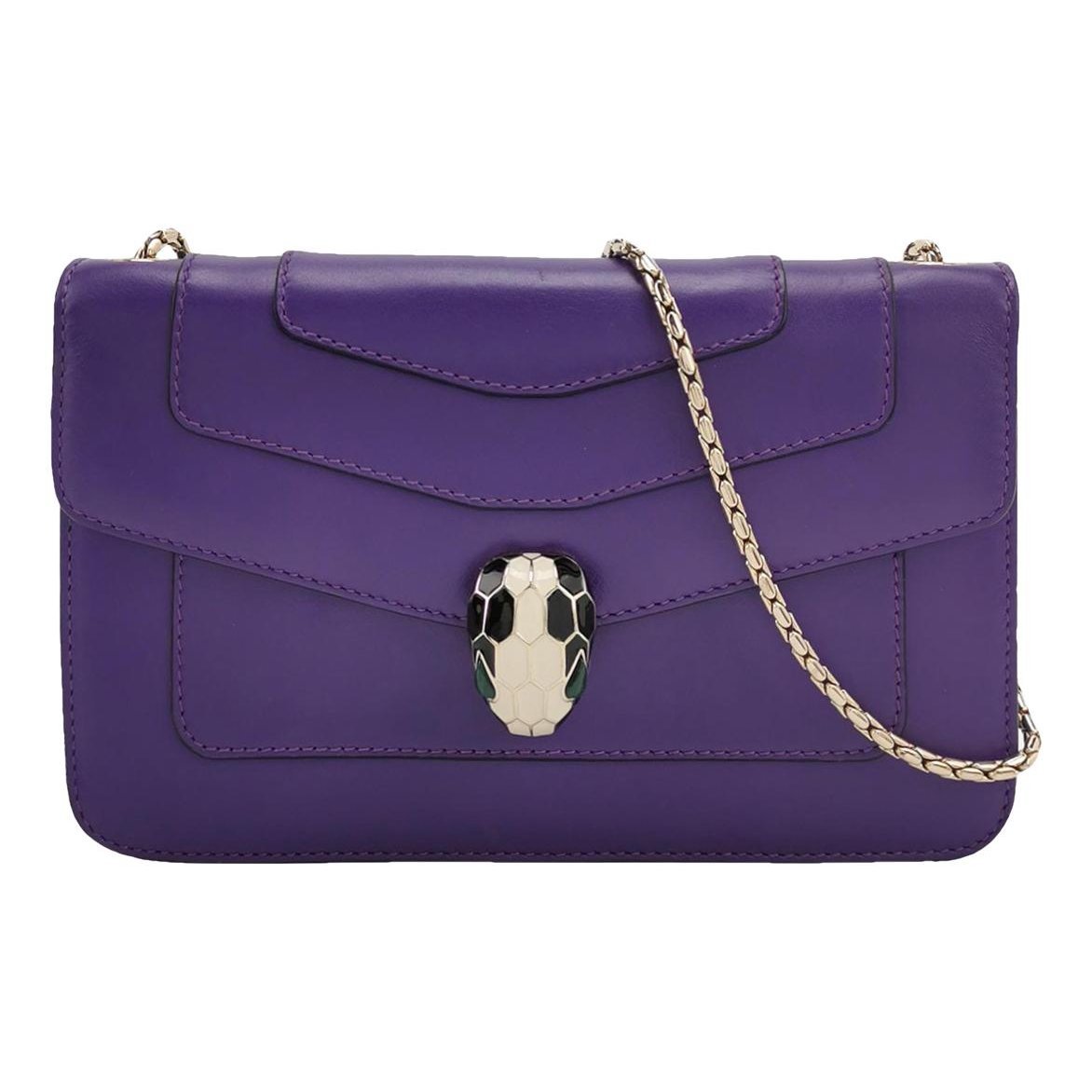 Serpenti leather handbag