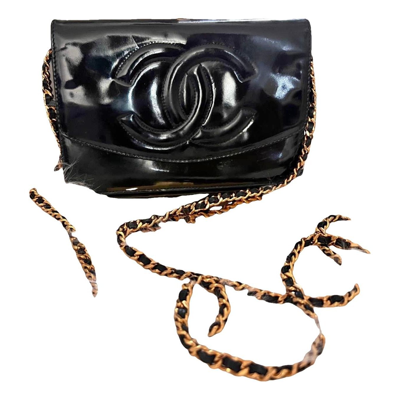 Wallet On Chain Timeless/Classique patent leather crossbody bag