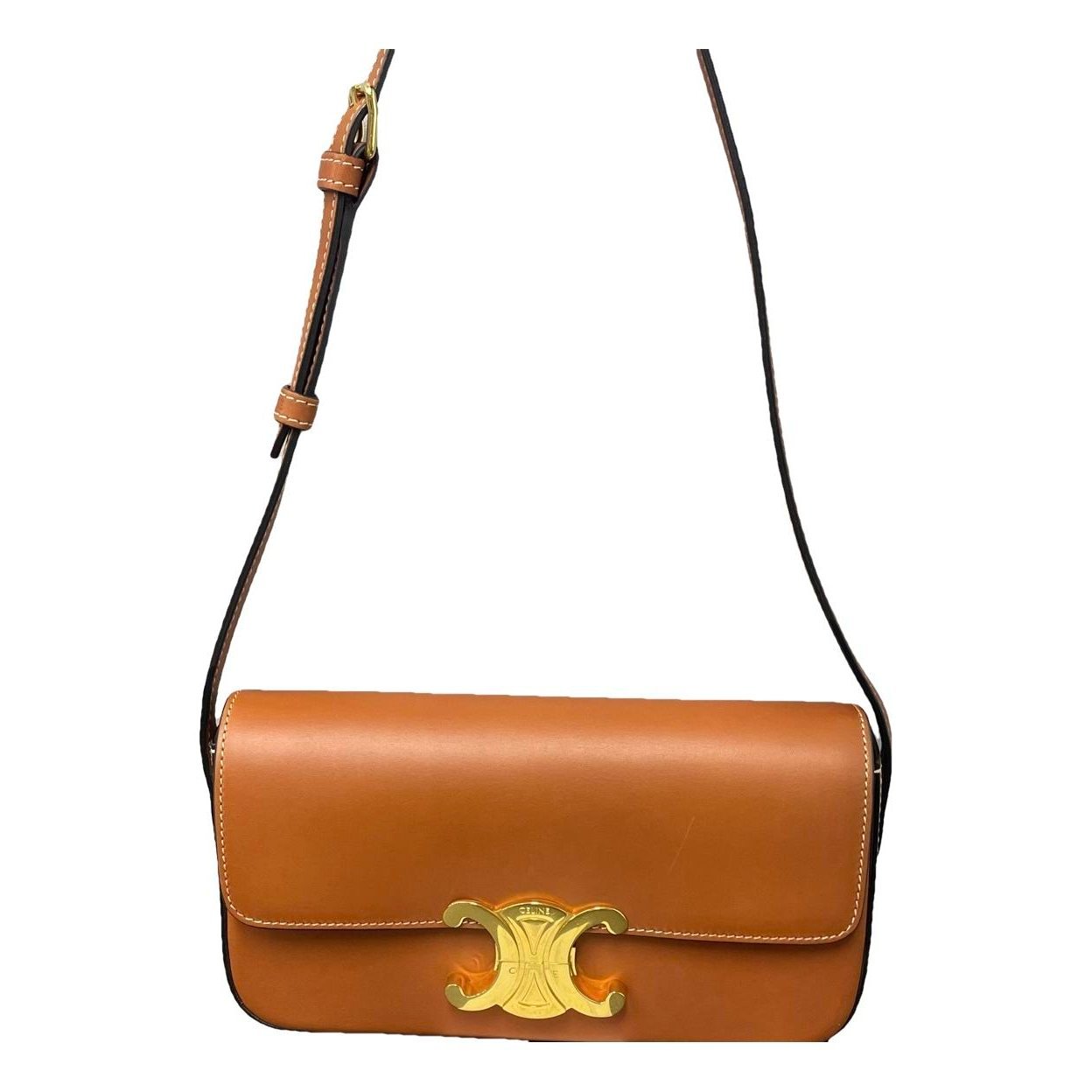 Triomphe Long leather handbag
