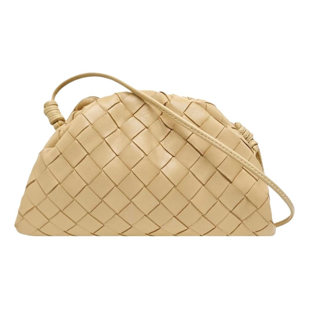 Pouch leather handbag