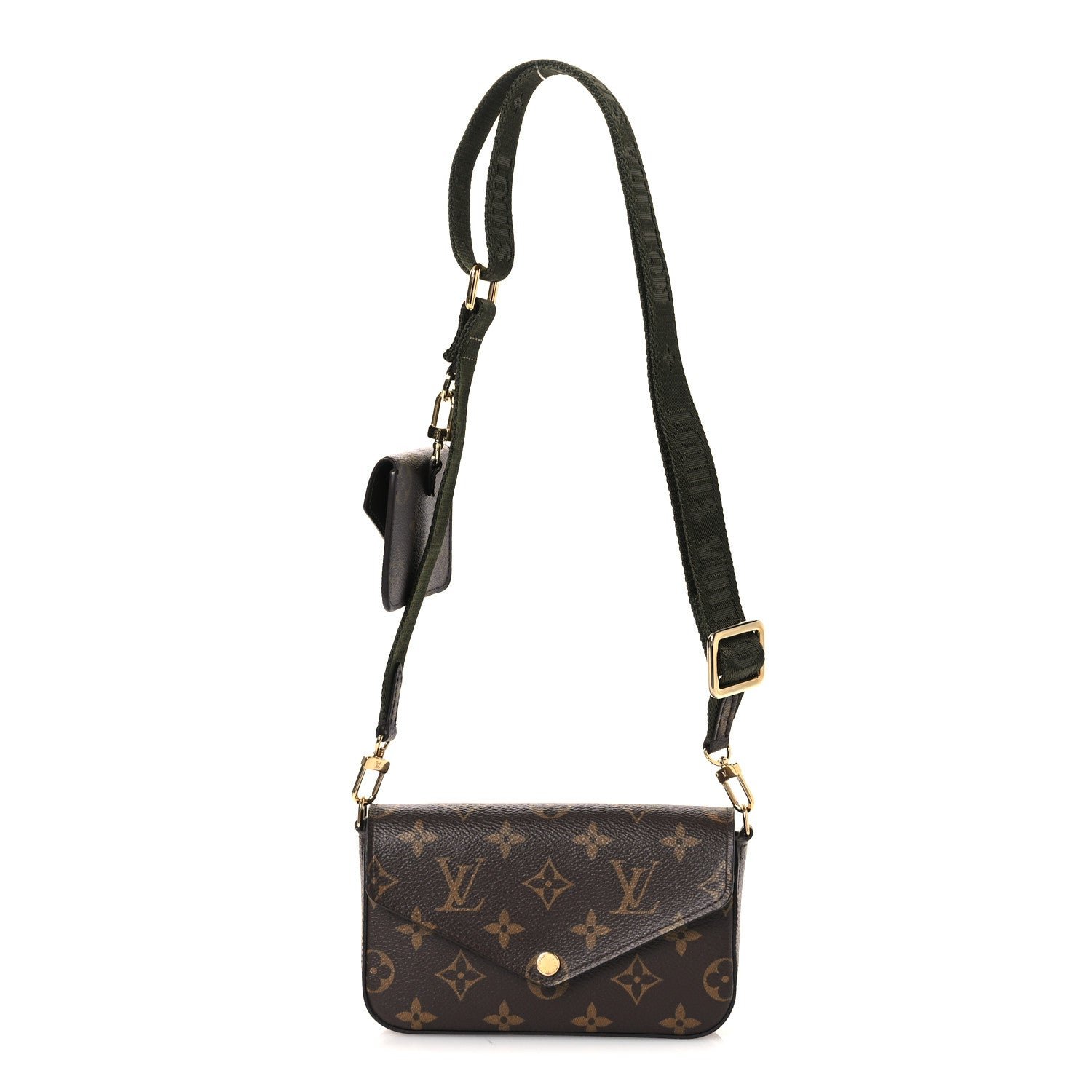Louis Vuitton Monogram Felicie Strap & Go Kaki