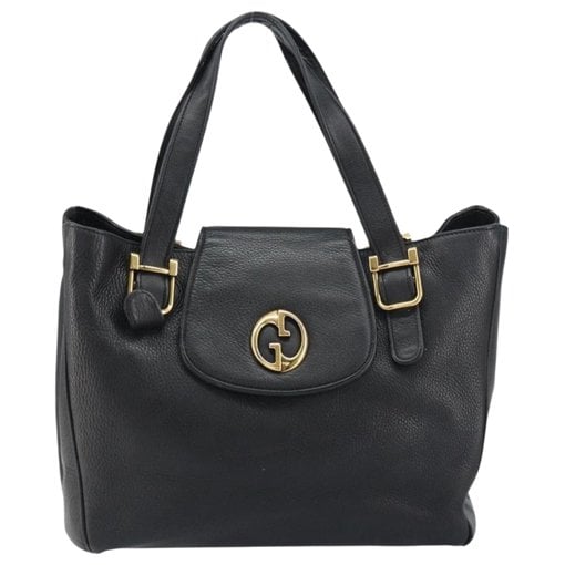 Leather tote