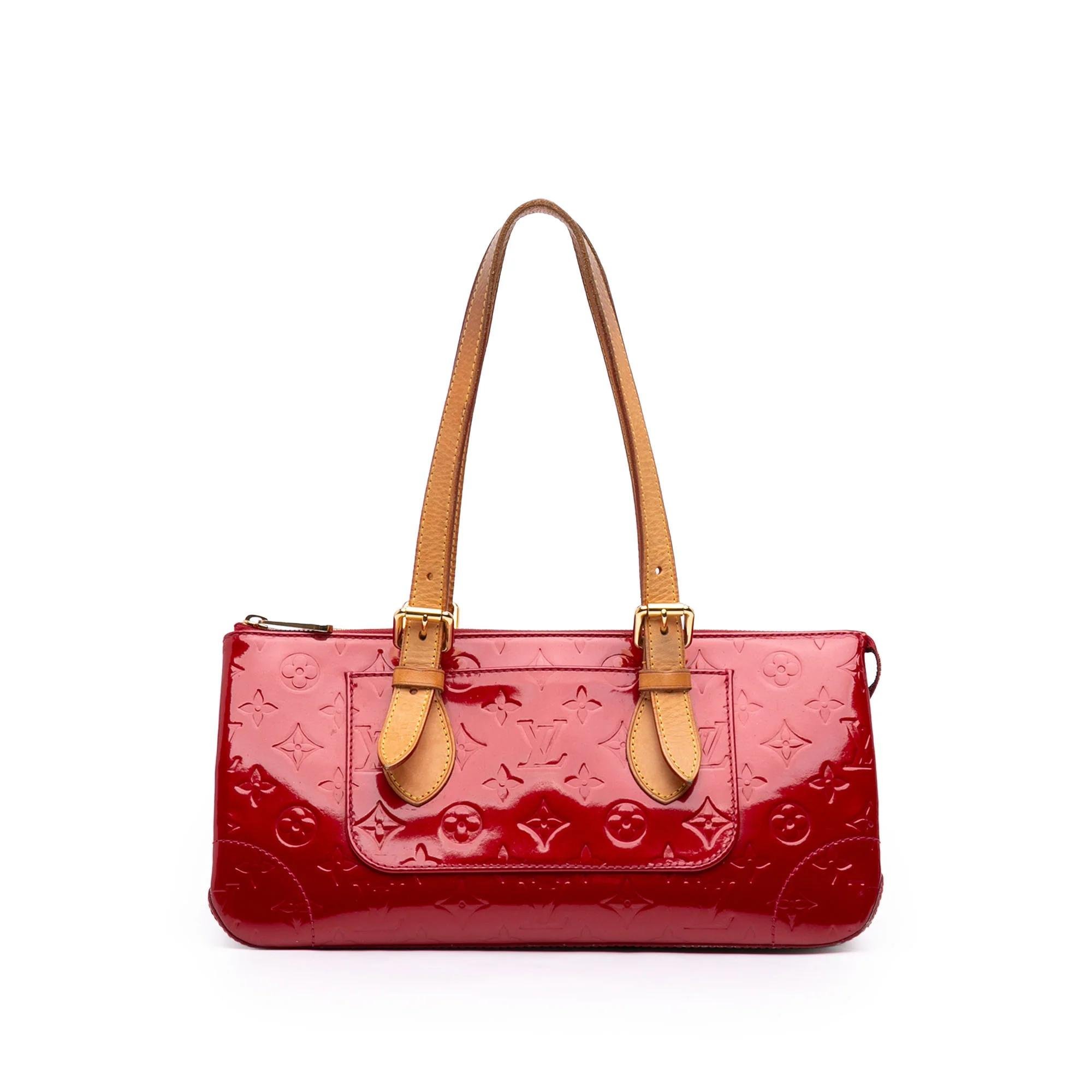 Rosewood leather handbag