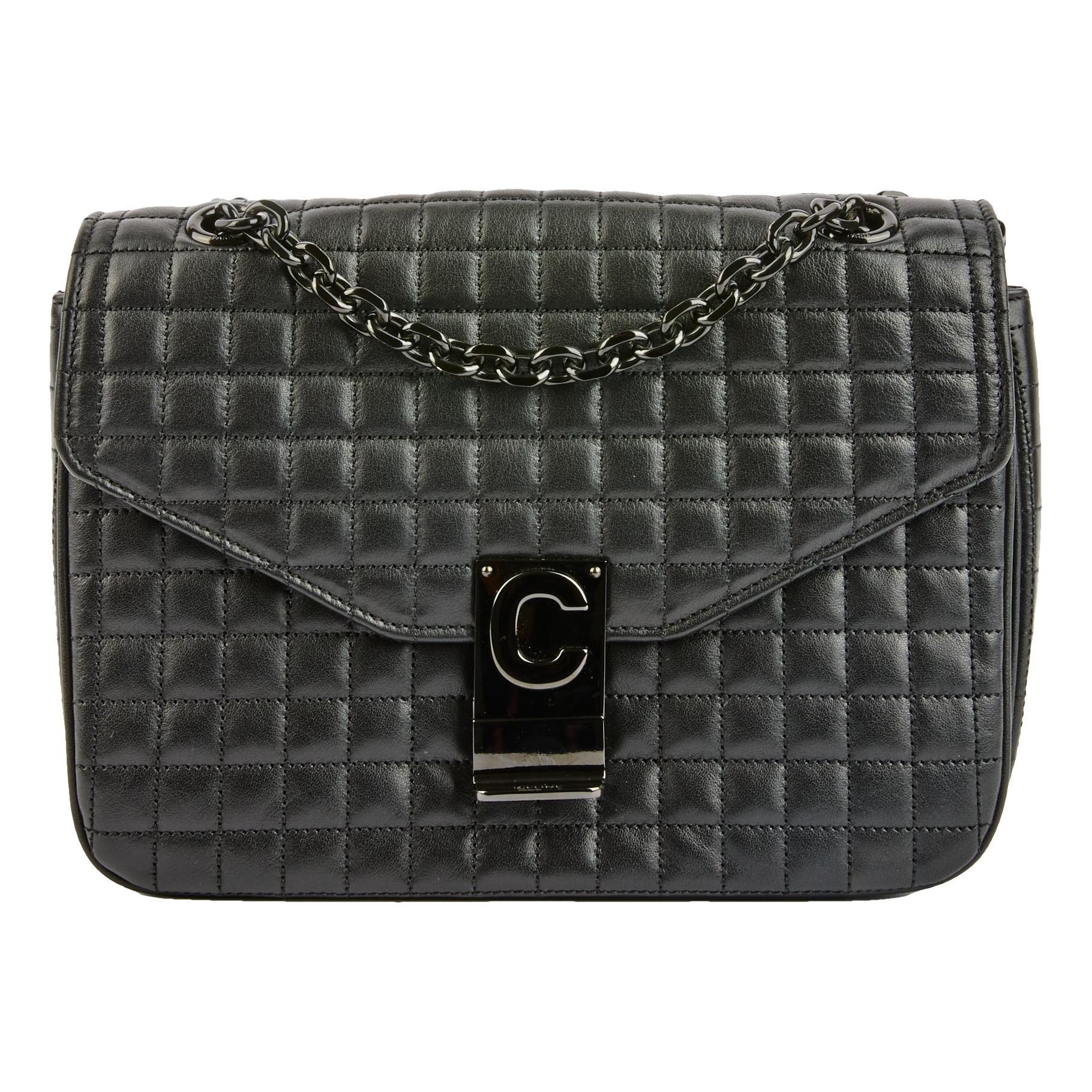 C bag leather crossbody bag