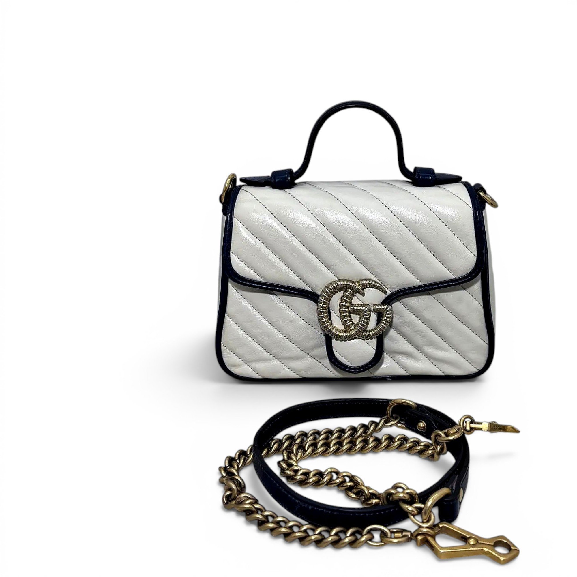GG Marmont Flap leather handbag