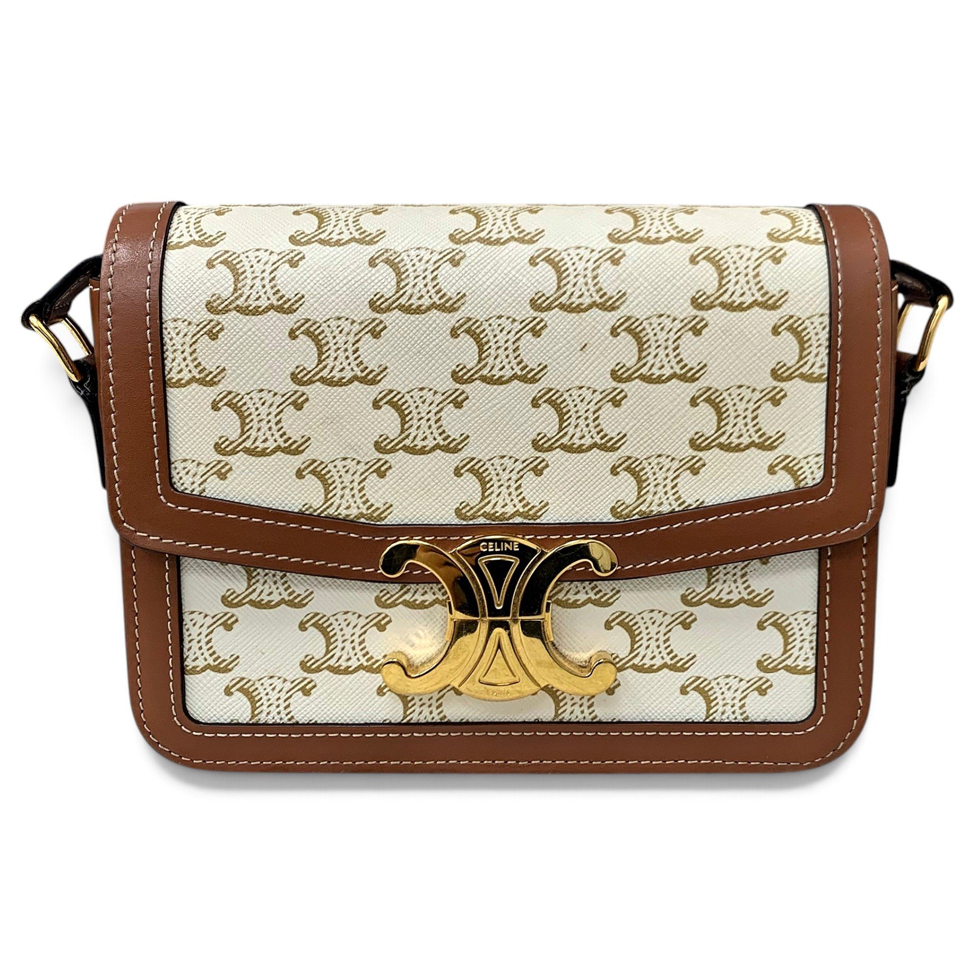 Triomphe cloth handbag