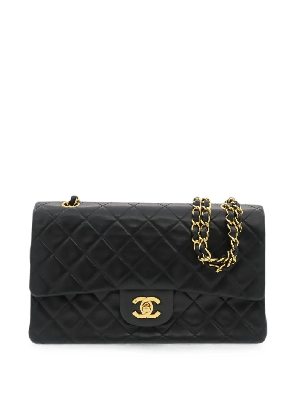 1991-1994 Medium Classic Lambskin Double Flap shoulder bag