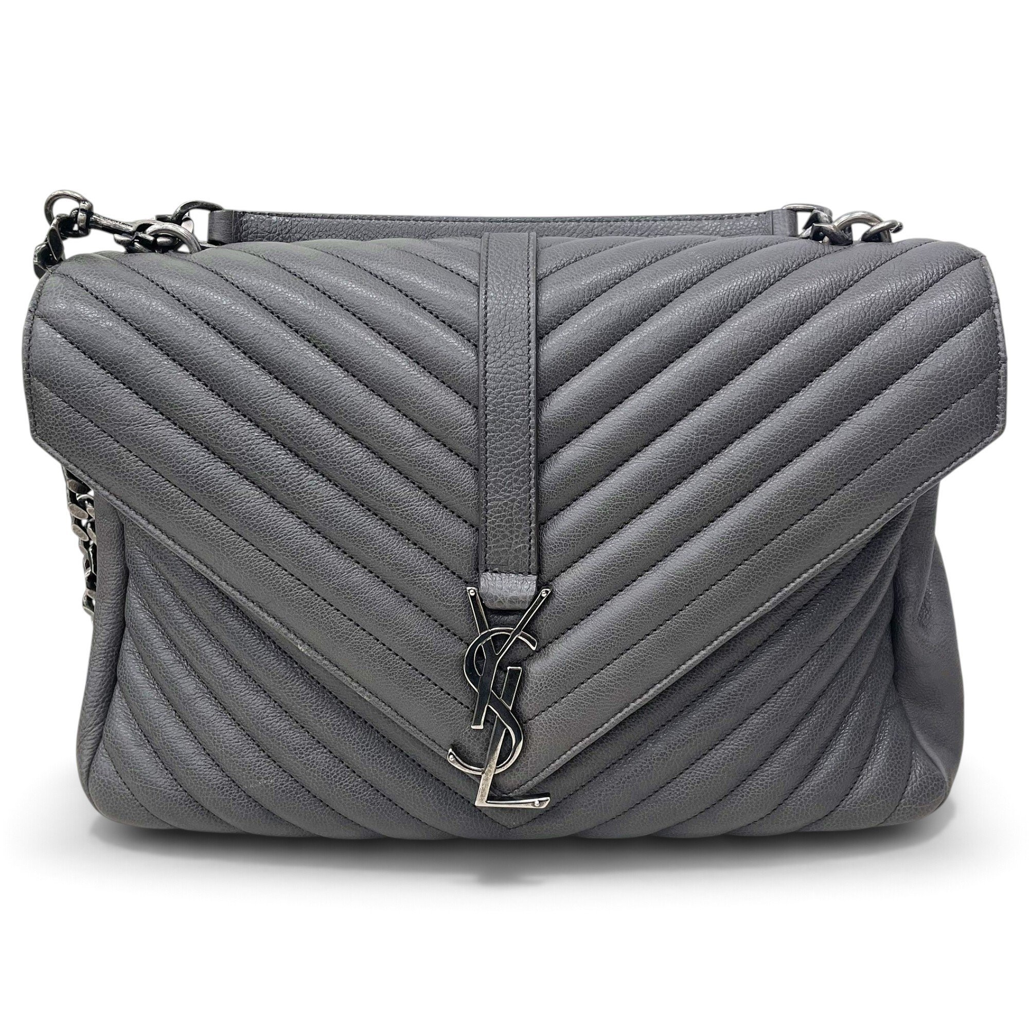 Collége monogramme leather handbag