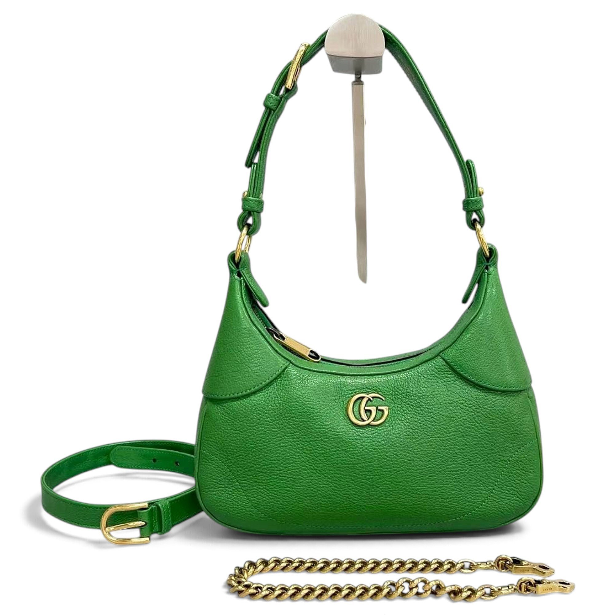 Attache leather handbag