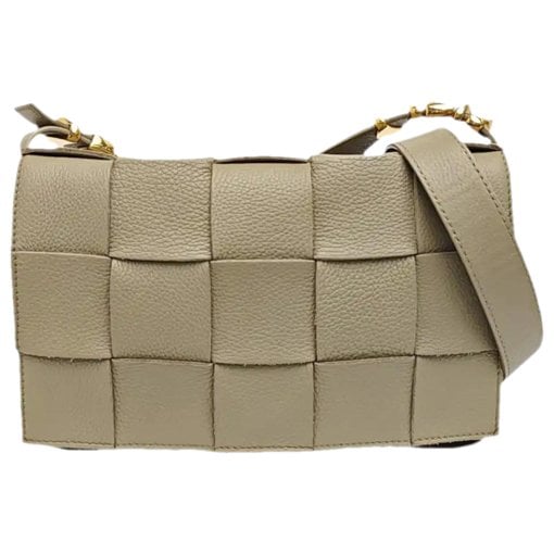 Brick Cassette leather handbag
