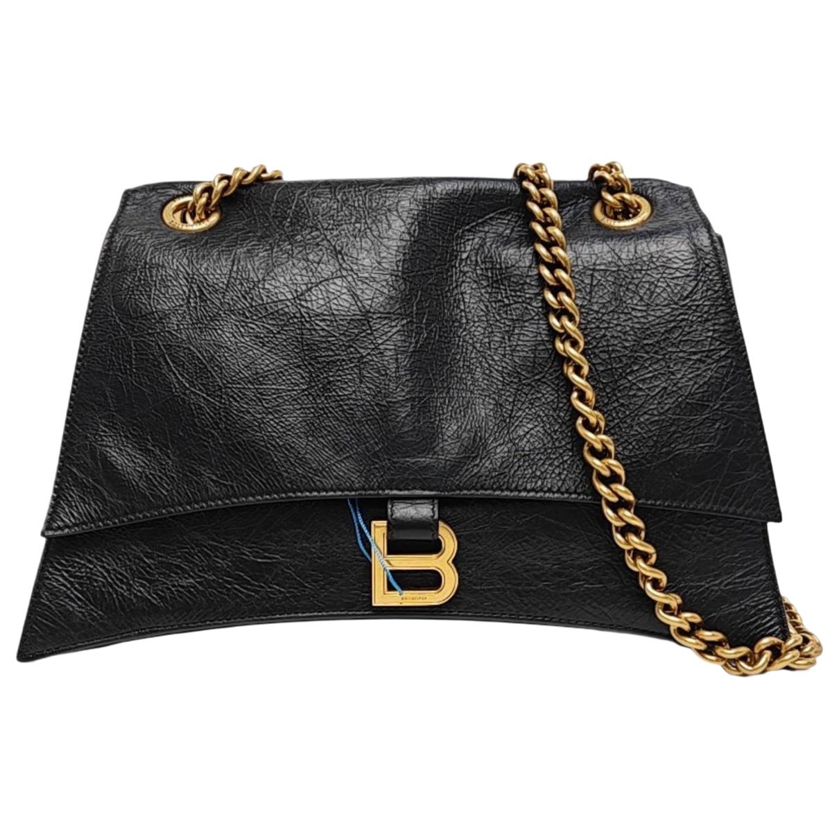 Crush leather crossbody bag