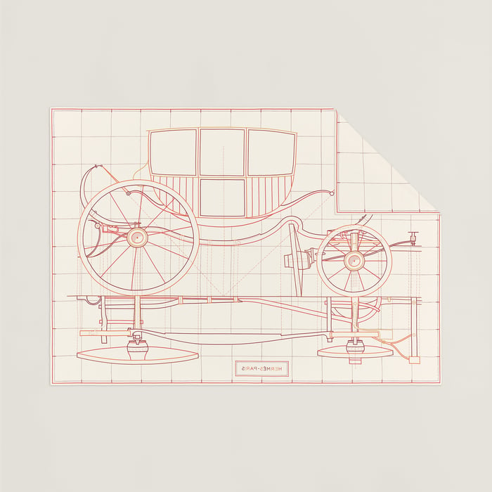 Écru Hippomobile En Coupe Blanket