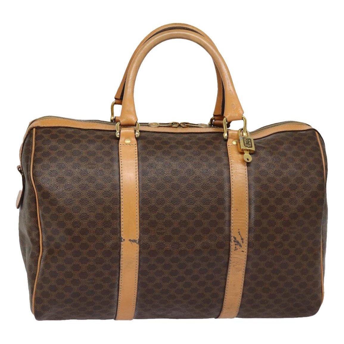 Patent leather travel bag