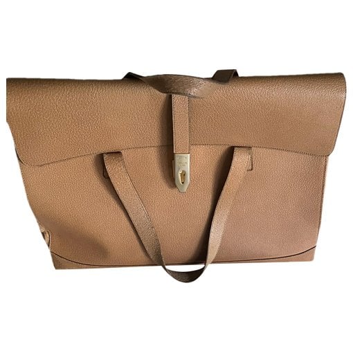 Clasp leather 24h bag