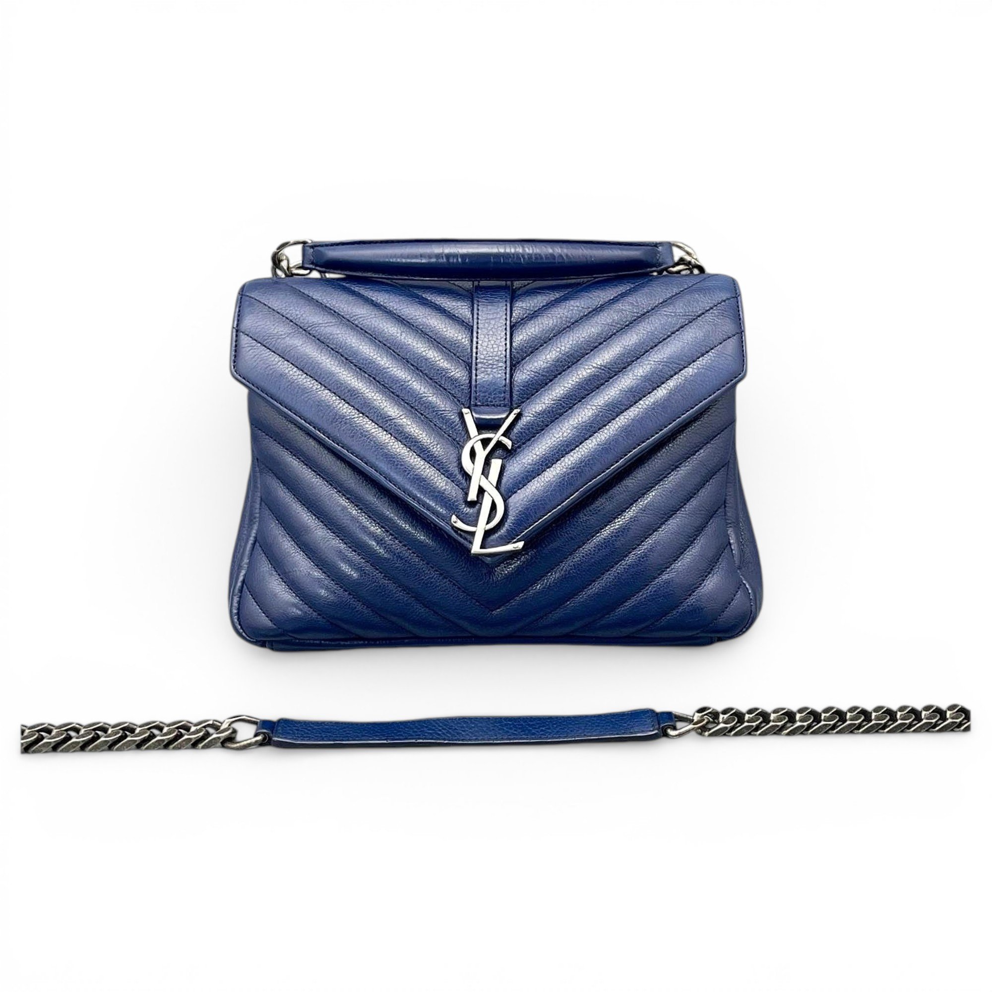 Collége monogramme leather handbag
