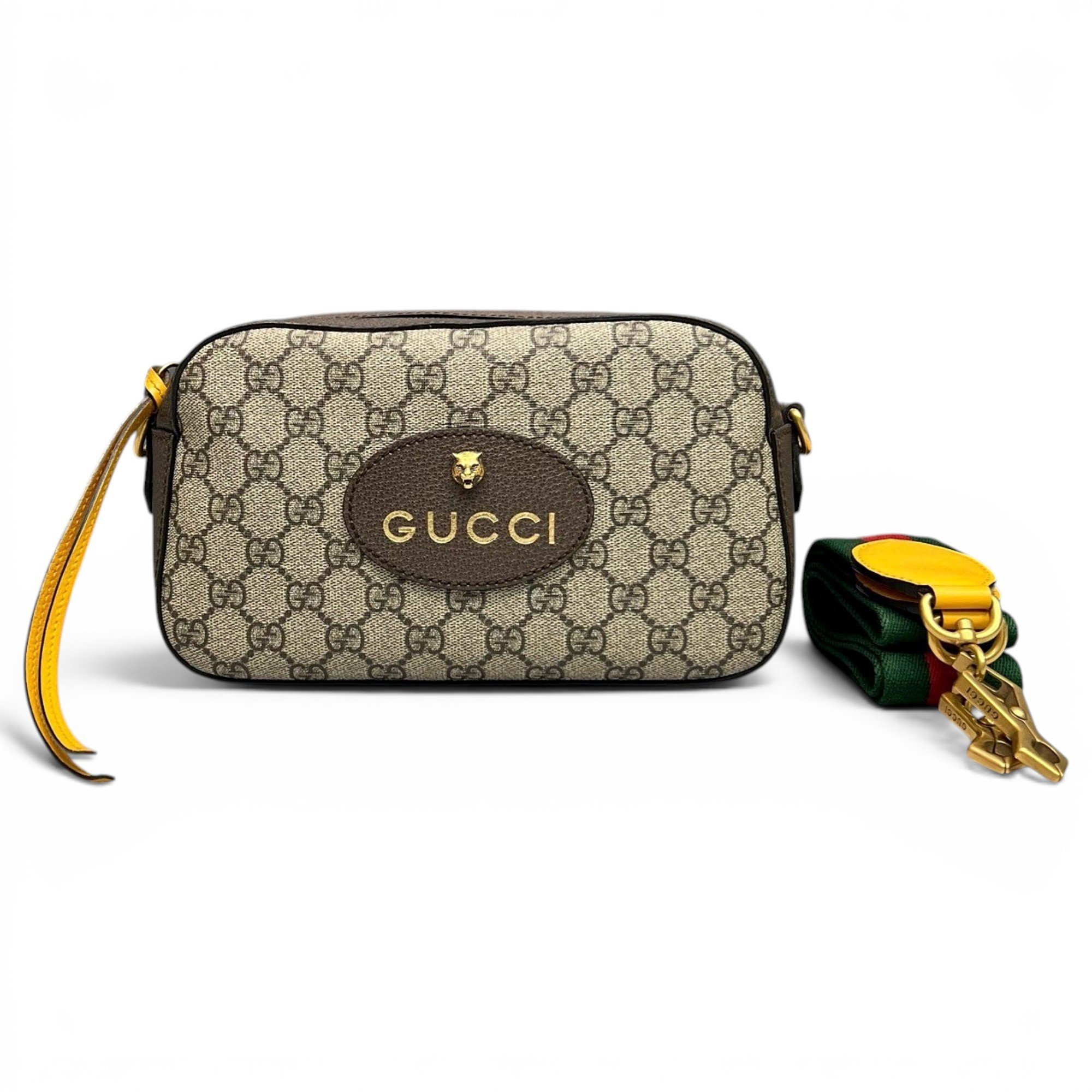 Ophidia leather crossbody bag