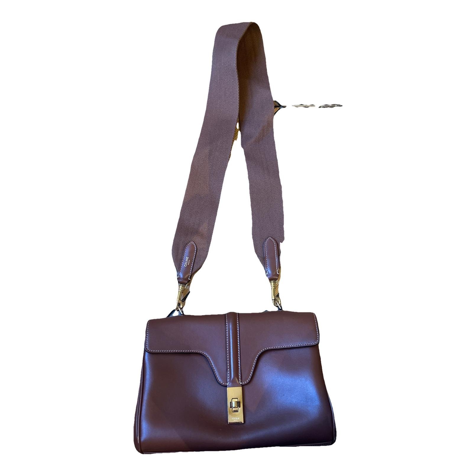 Leather crossbody bag