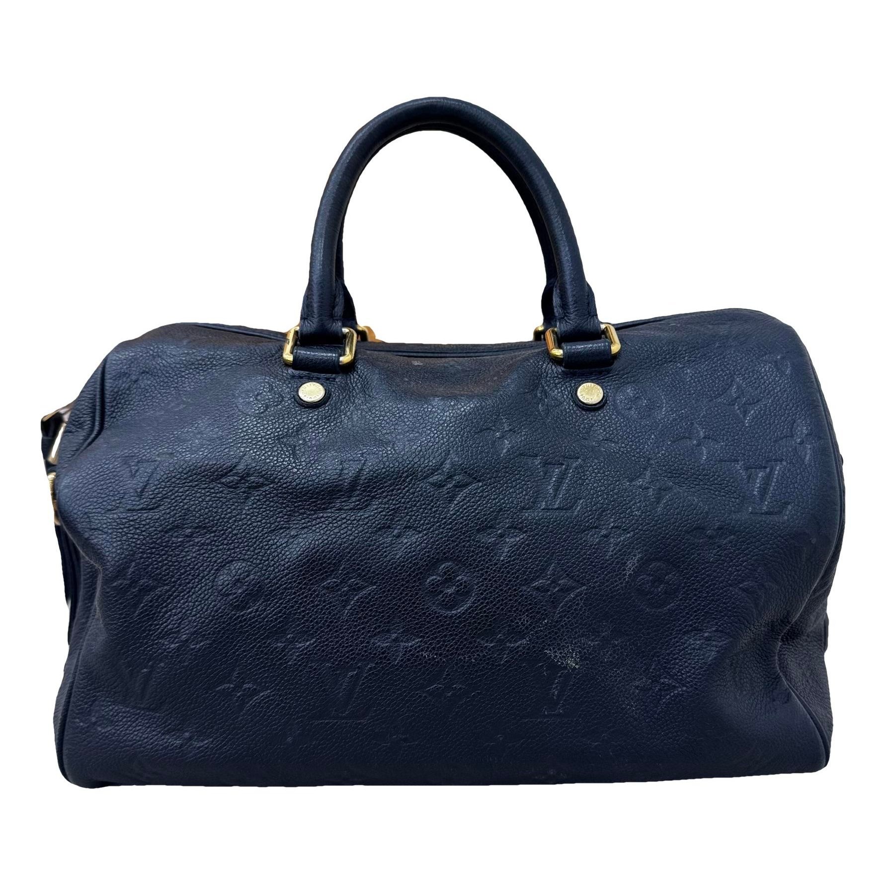 Speedy leather handbag