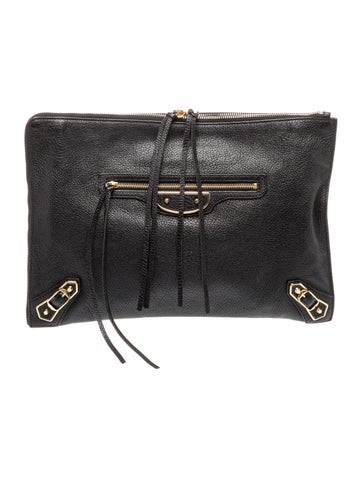 Balenciaga Leather Clutch