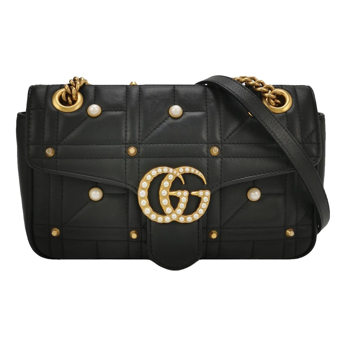 GG Marmont Flap leather crossbody bag