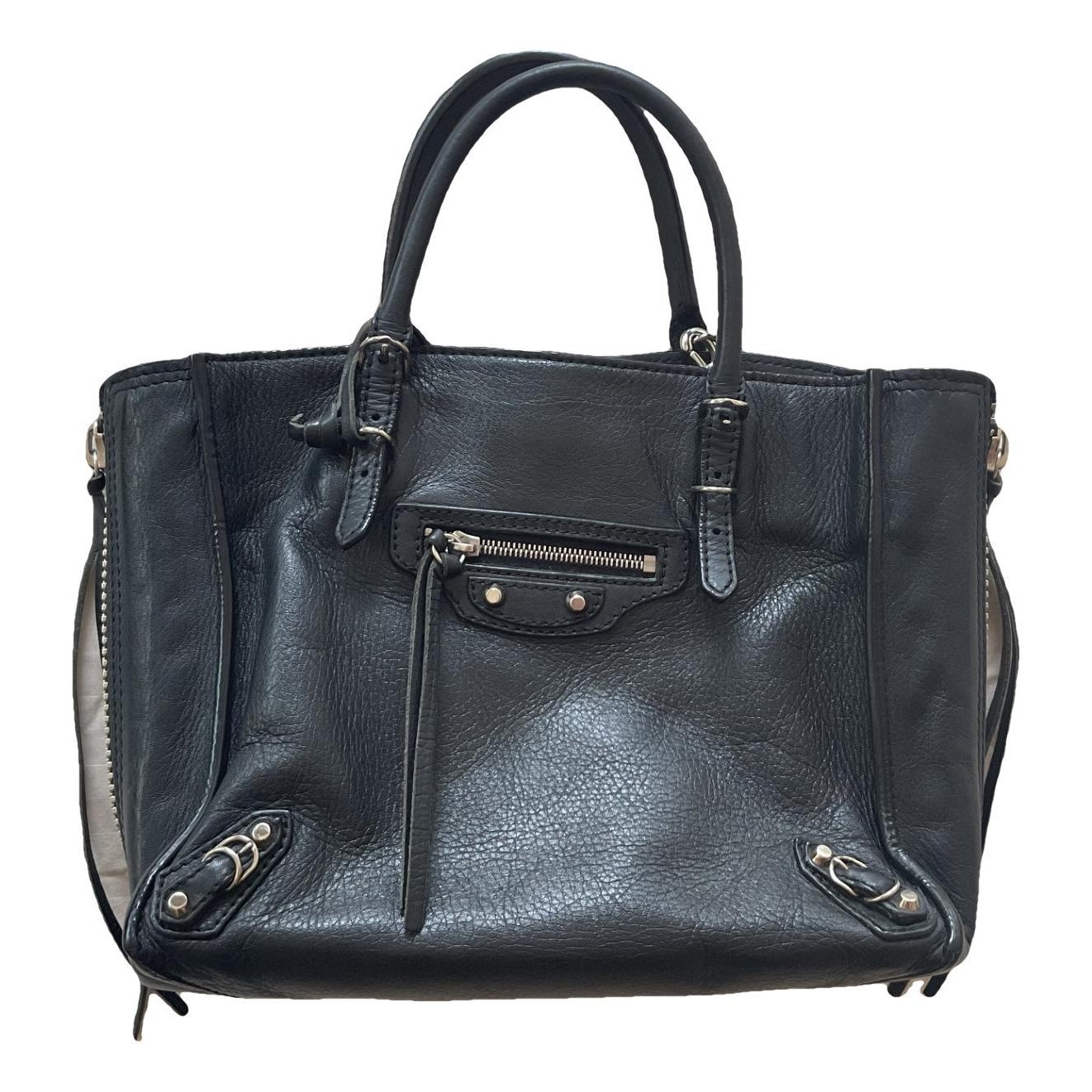 Papier leather crossbody bag