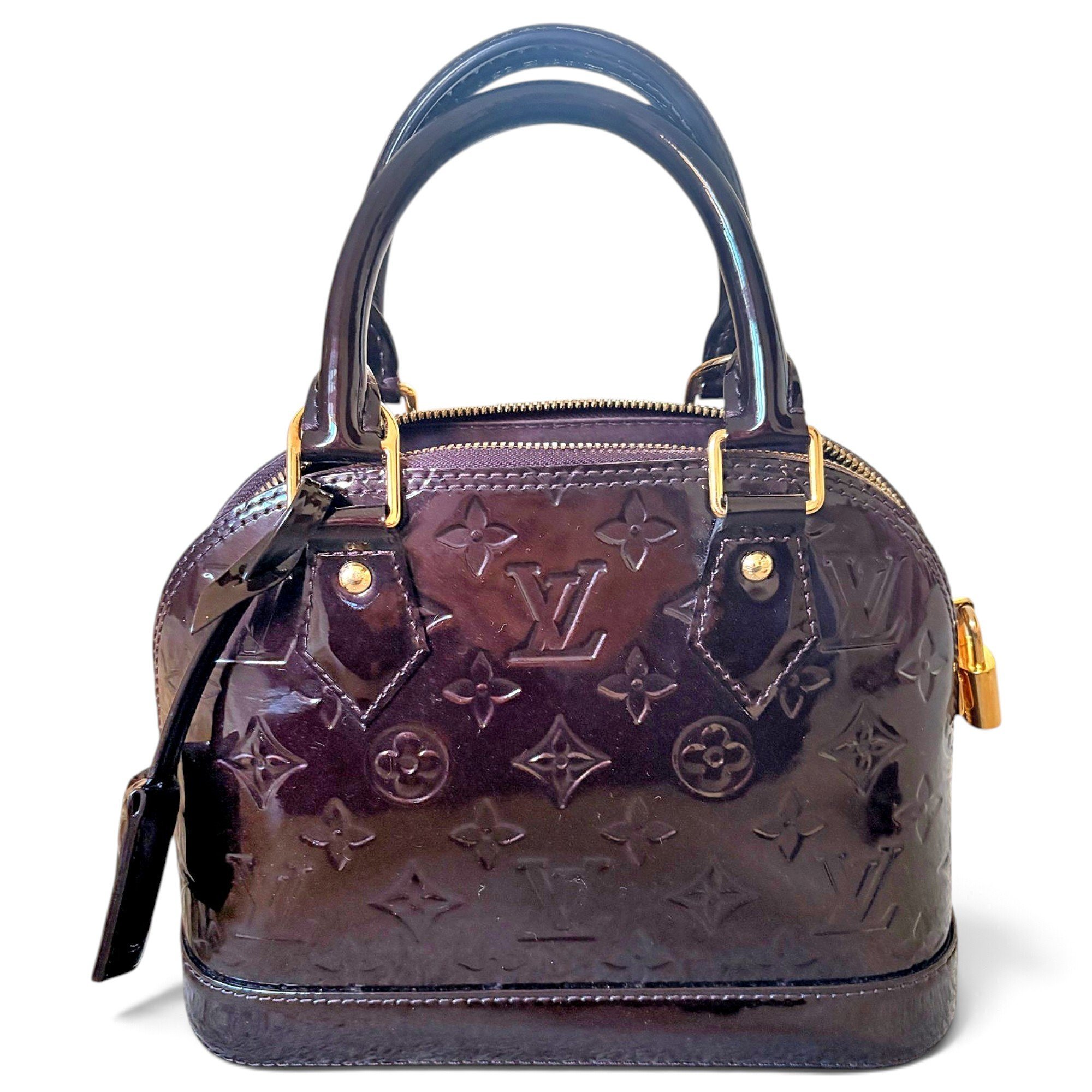 Alma patent leather handbag