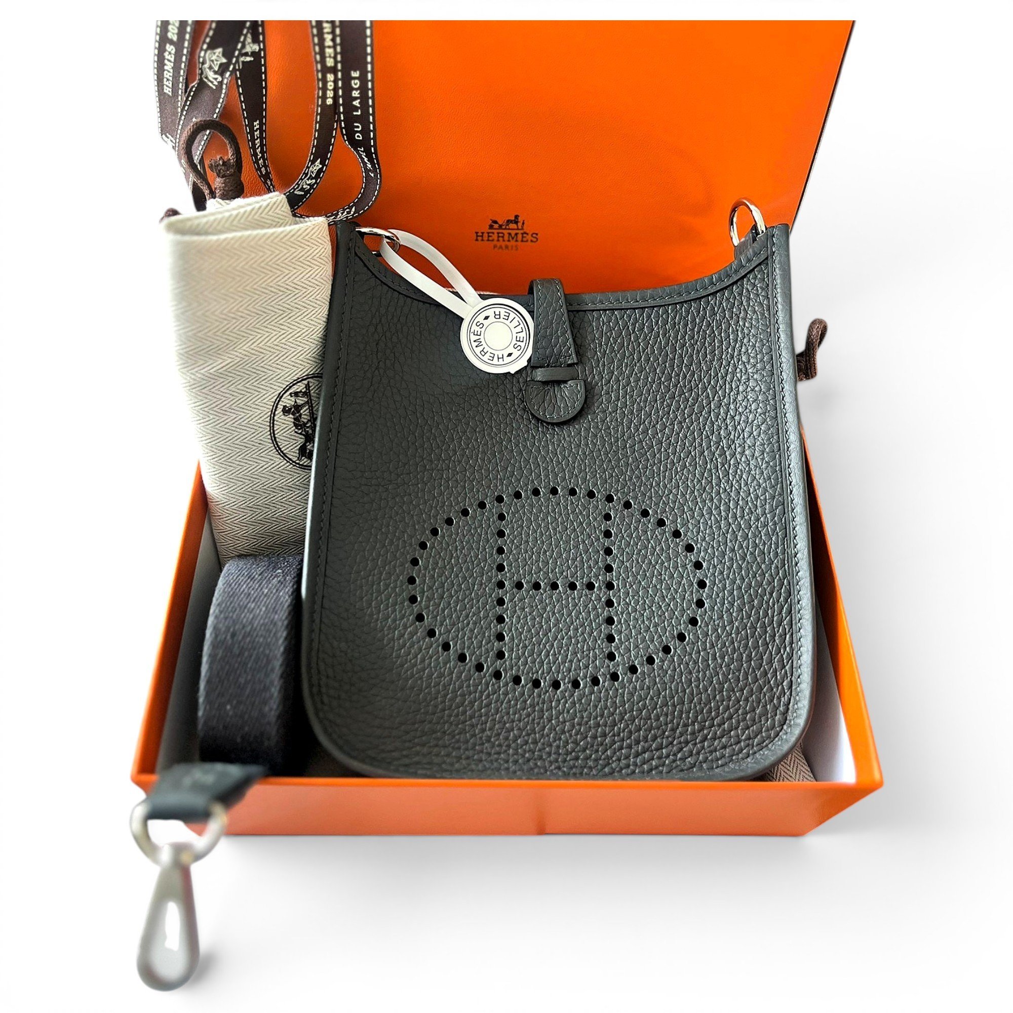 Mini Evelyne leather handbag
