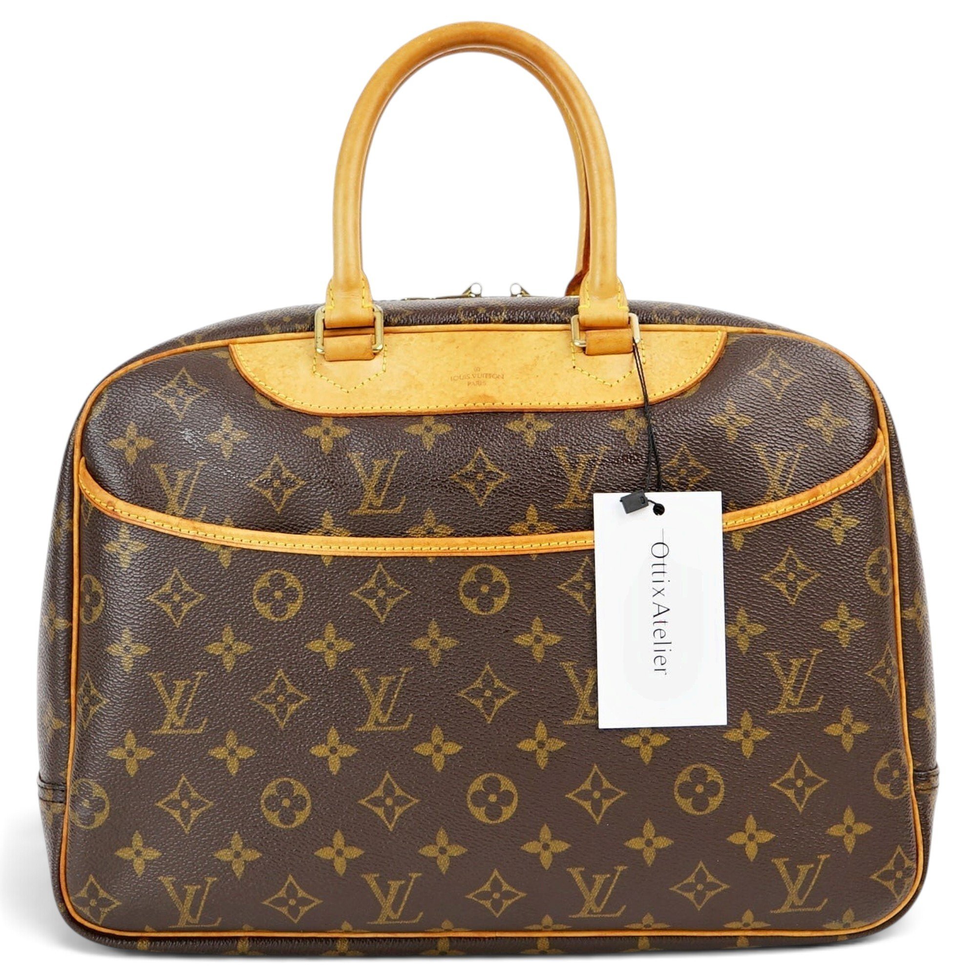 Louis Vuitton Deauville leather handbag