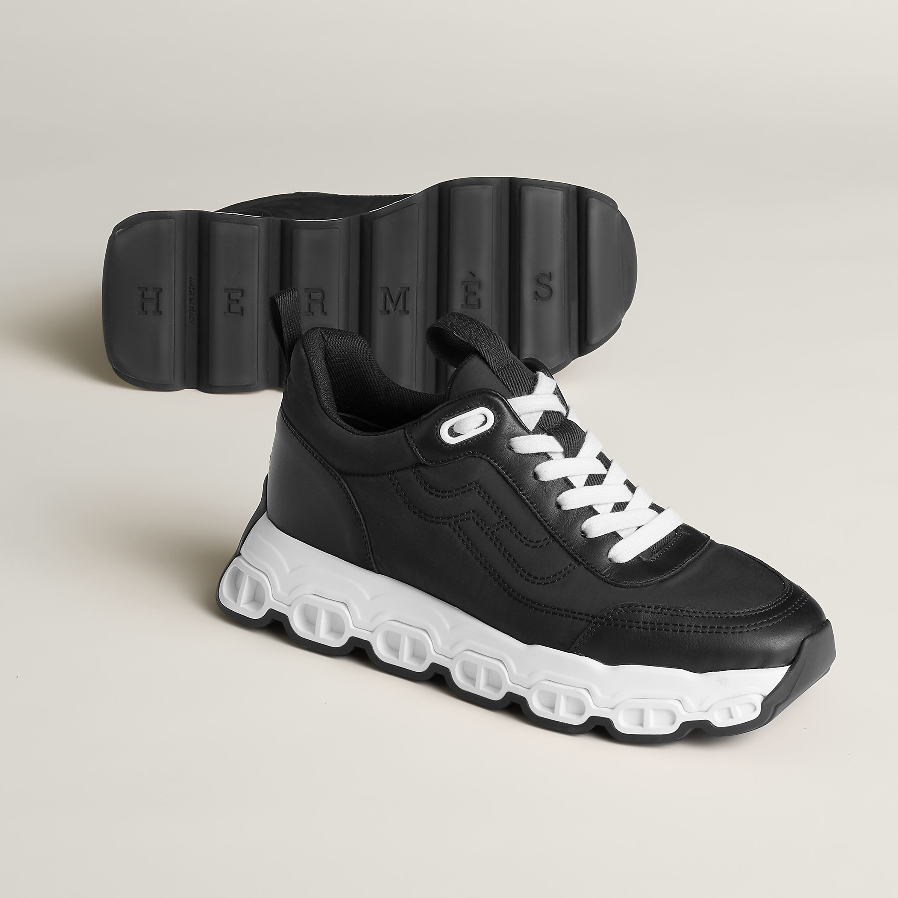 スニーカー HERMES | Impulse sneaker Vert Toundra Hermes Bouncing 38.5 EU Vert Toundra Sneakers | The Luxury