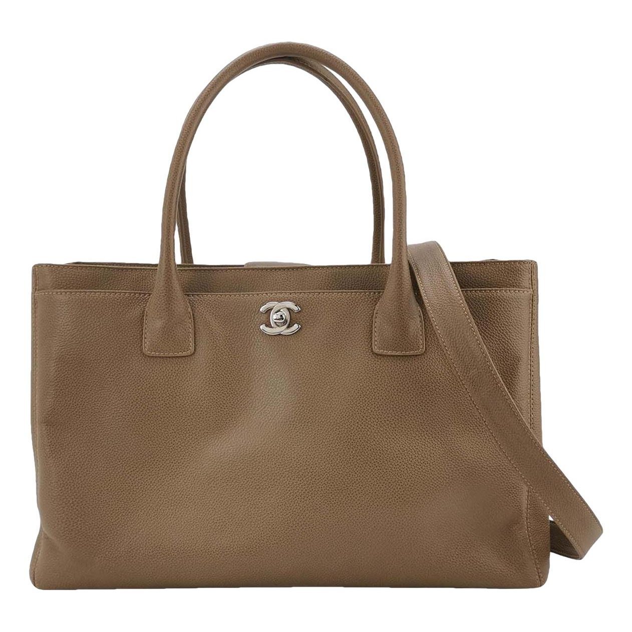 Executive leather tote