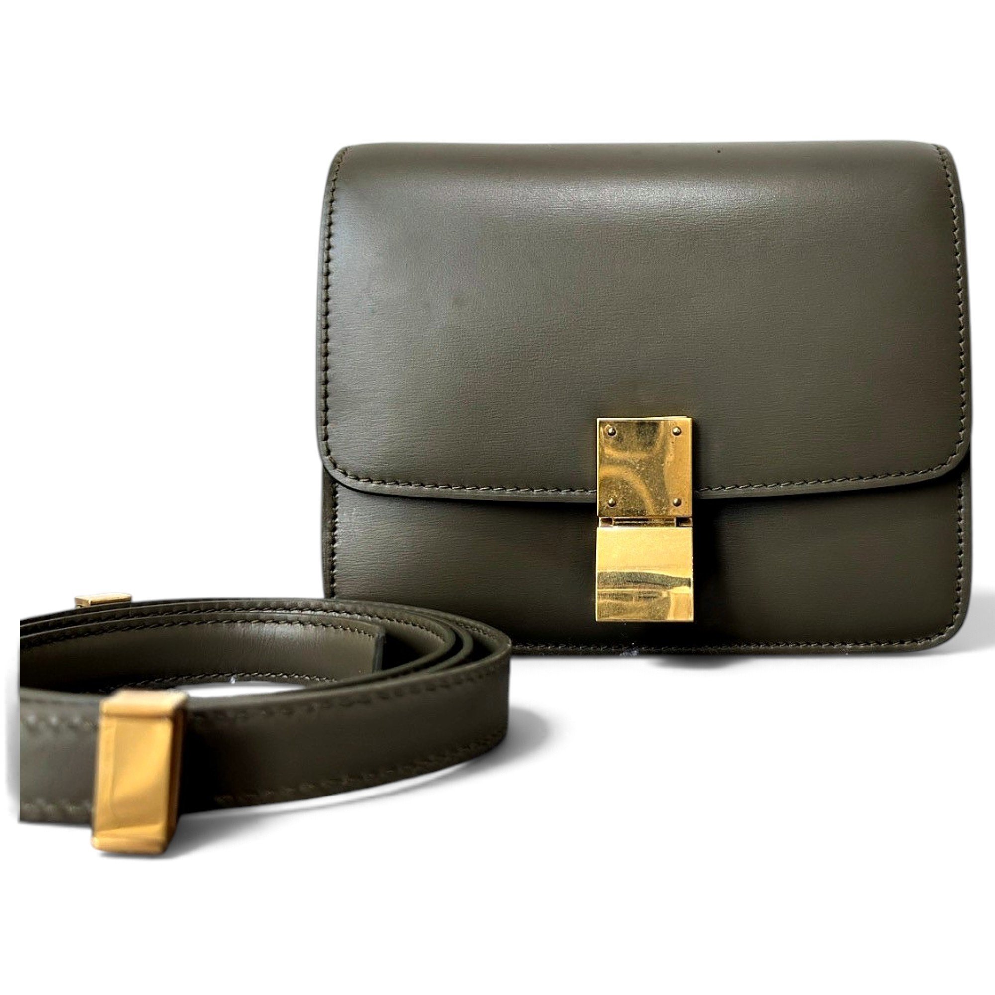 Classic leather handbag