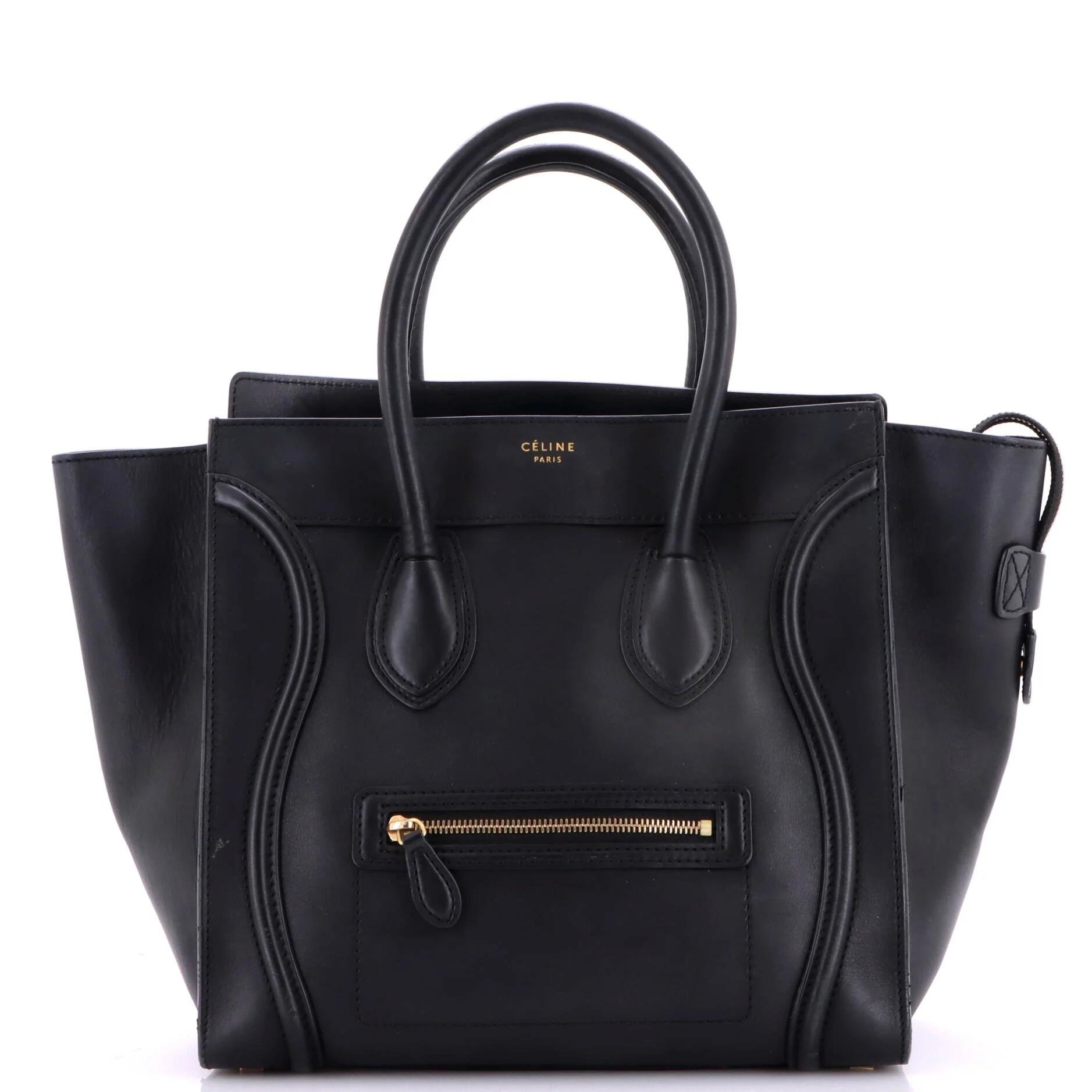Leather tote