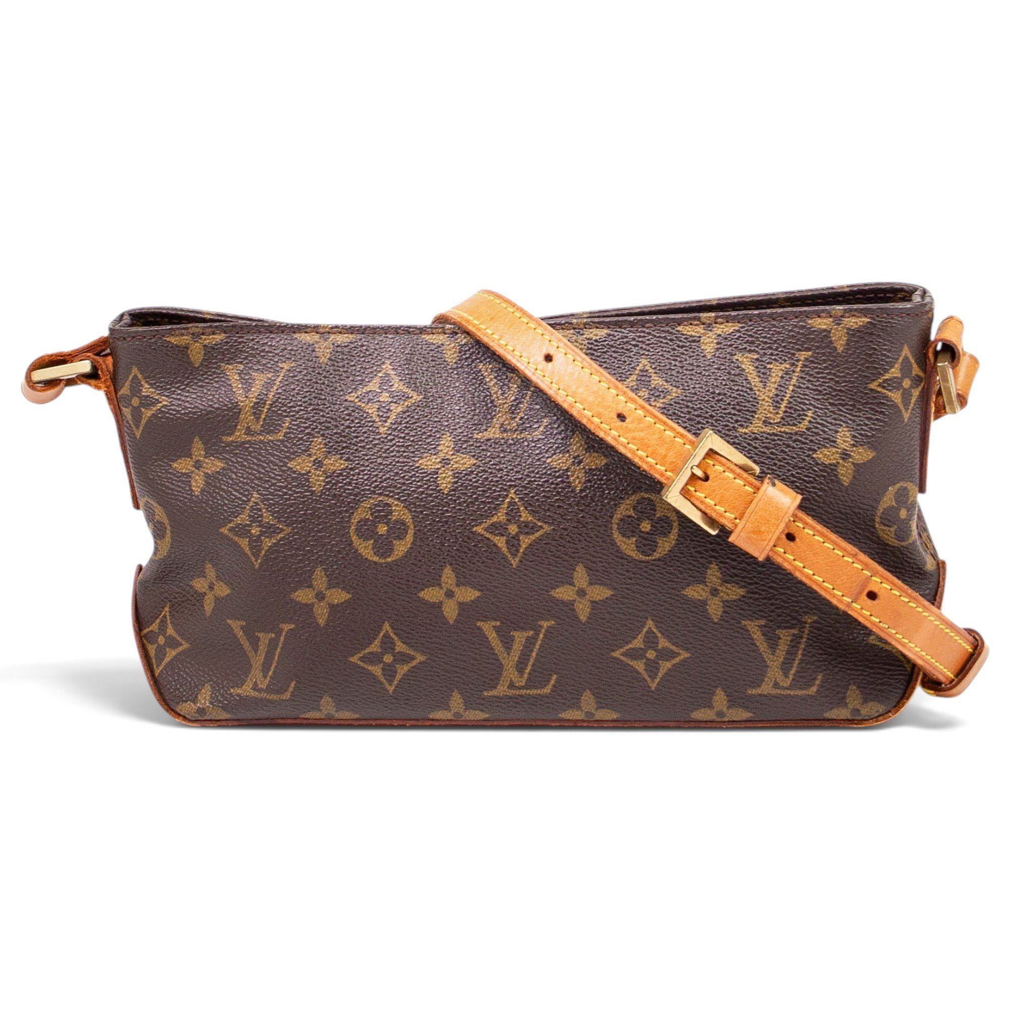 Trotteur leather crossbody bag