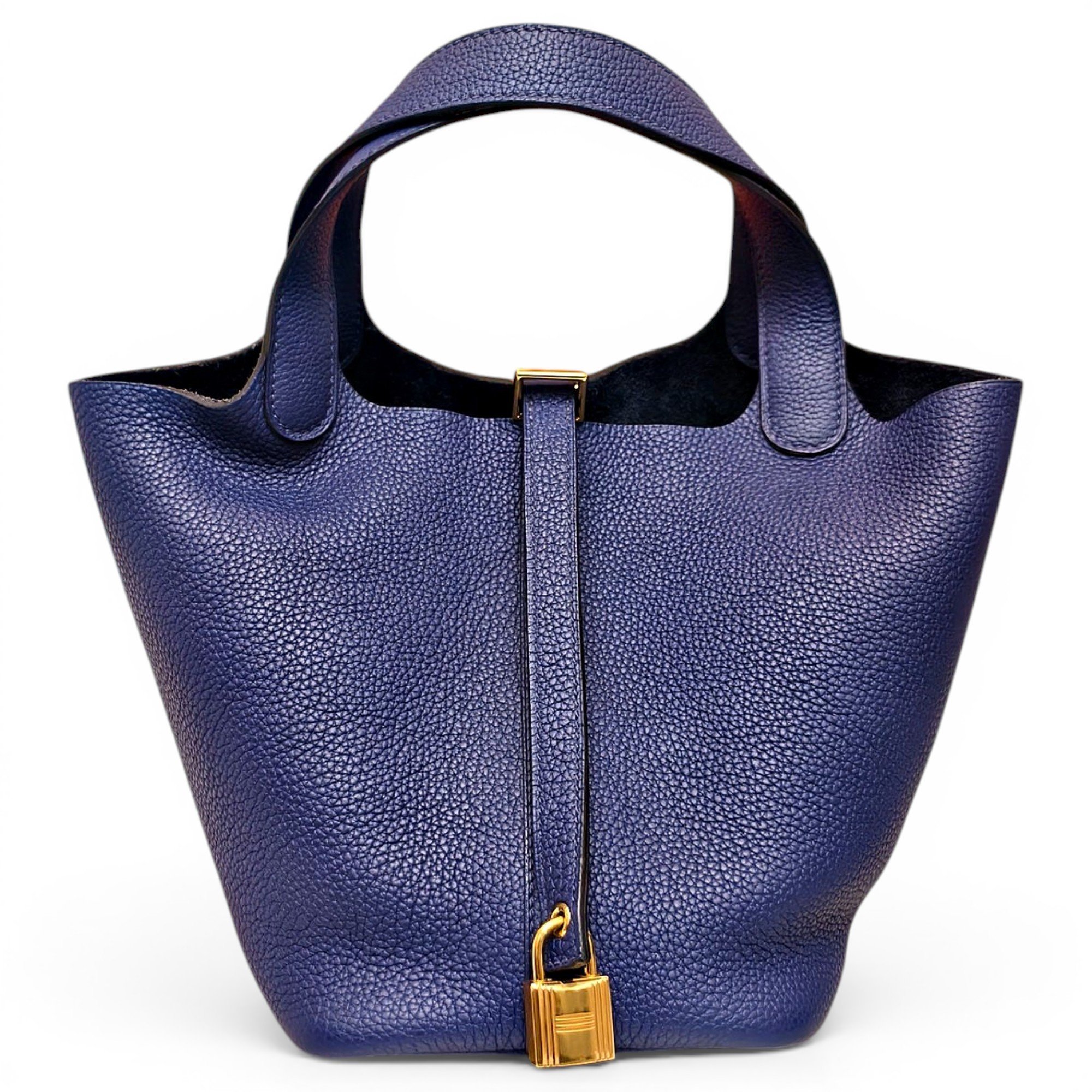 Picotin leather handbag