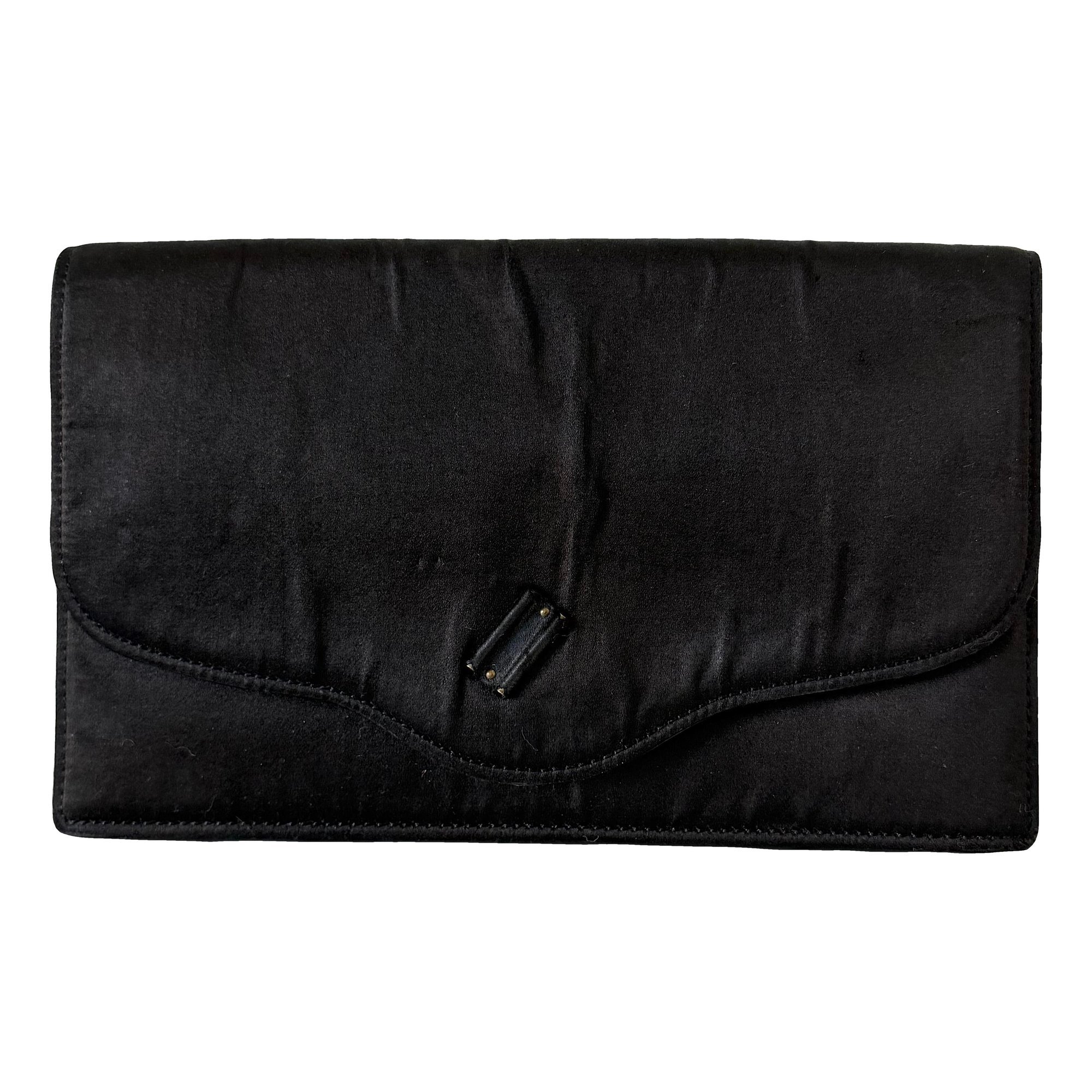 Silk clutch bag