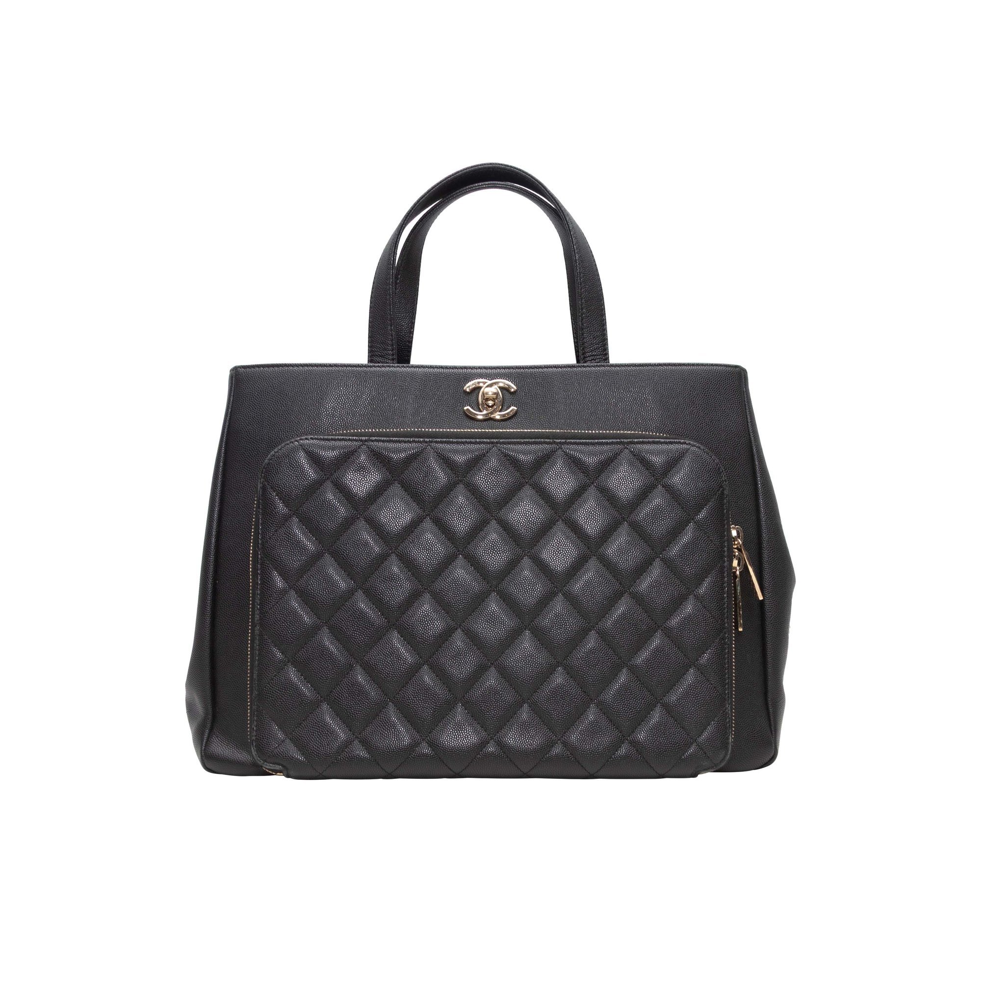 Business Affinity leather tote