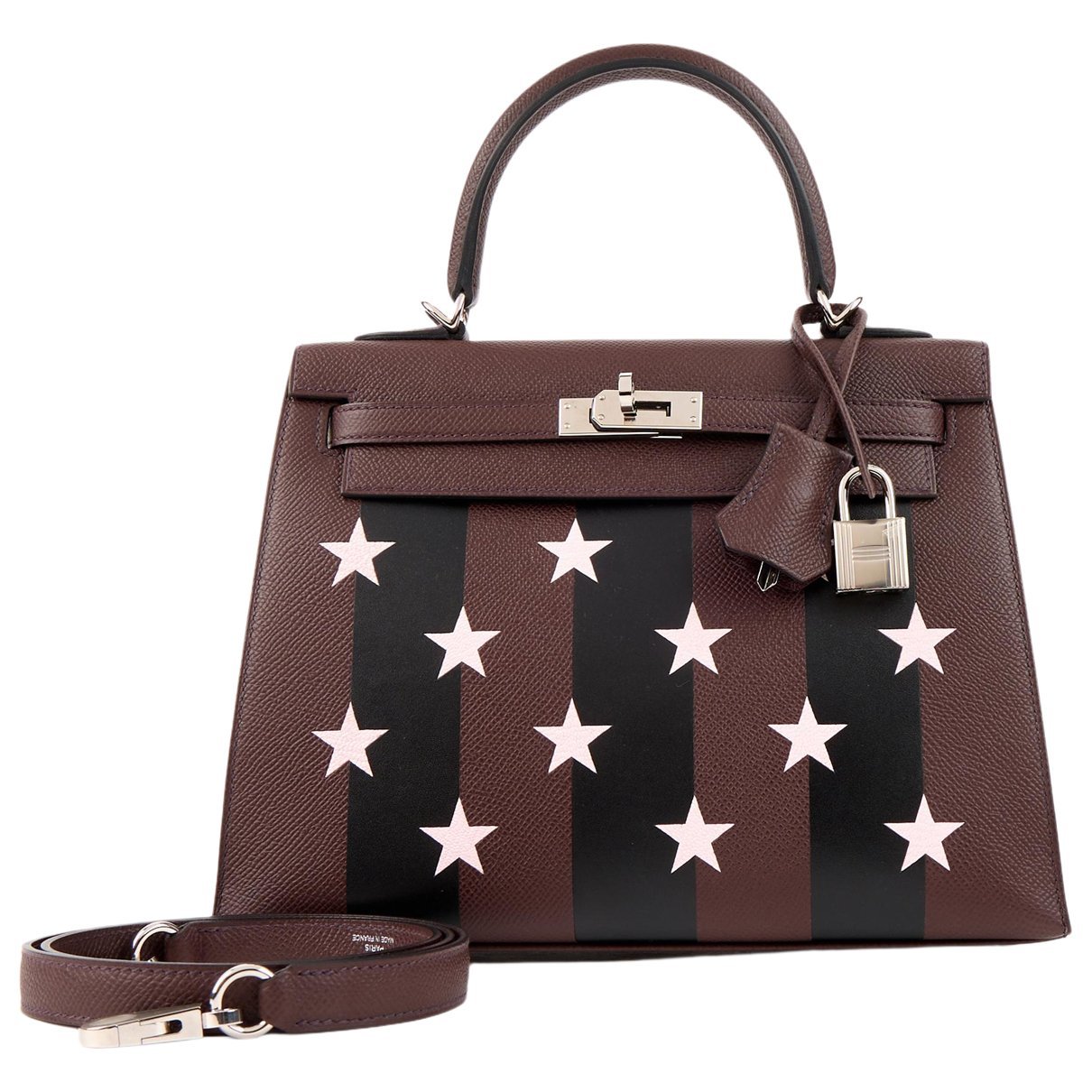Kelly 25 leather handbag