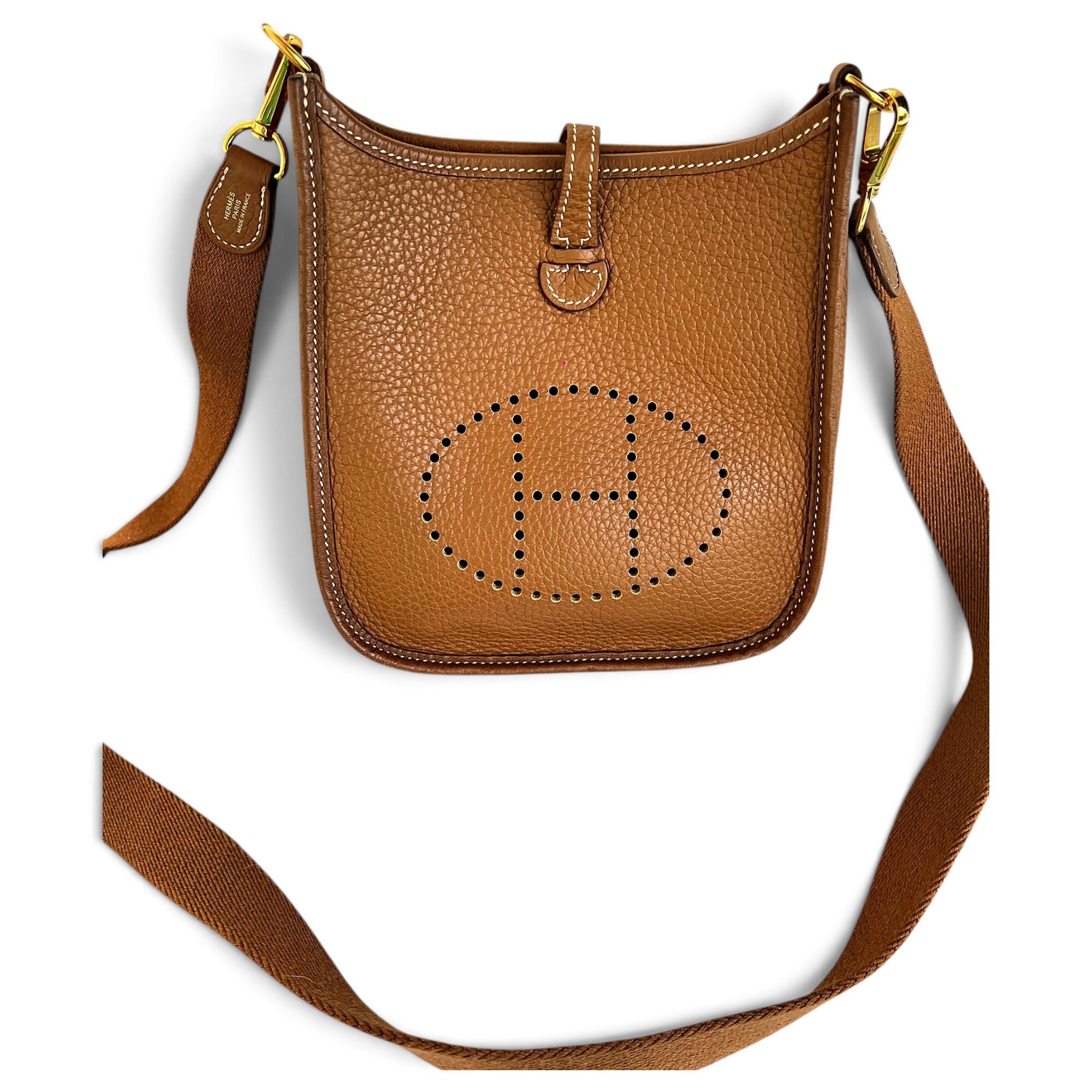 Evelyne leather crossbody bag
