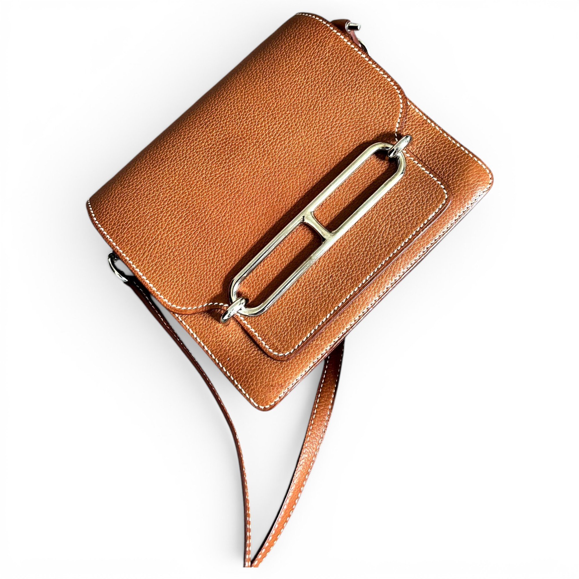 Roulis leather crossbody bag