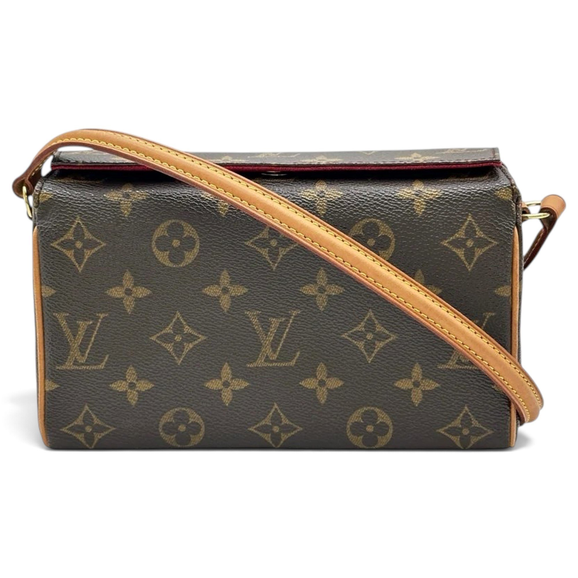Recital leather handbag